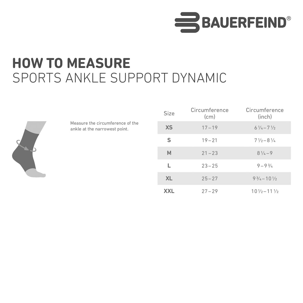 Bauerfeind Sprunggelenkbandage »Ankle Support DYNAMIC«