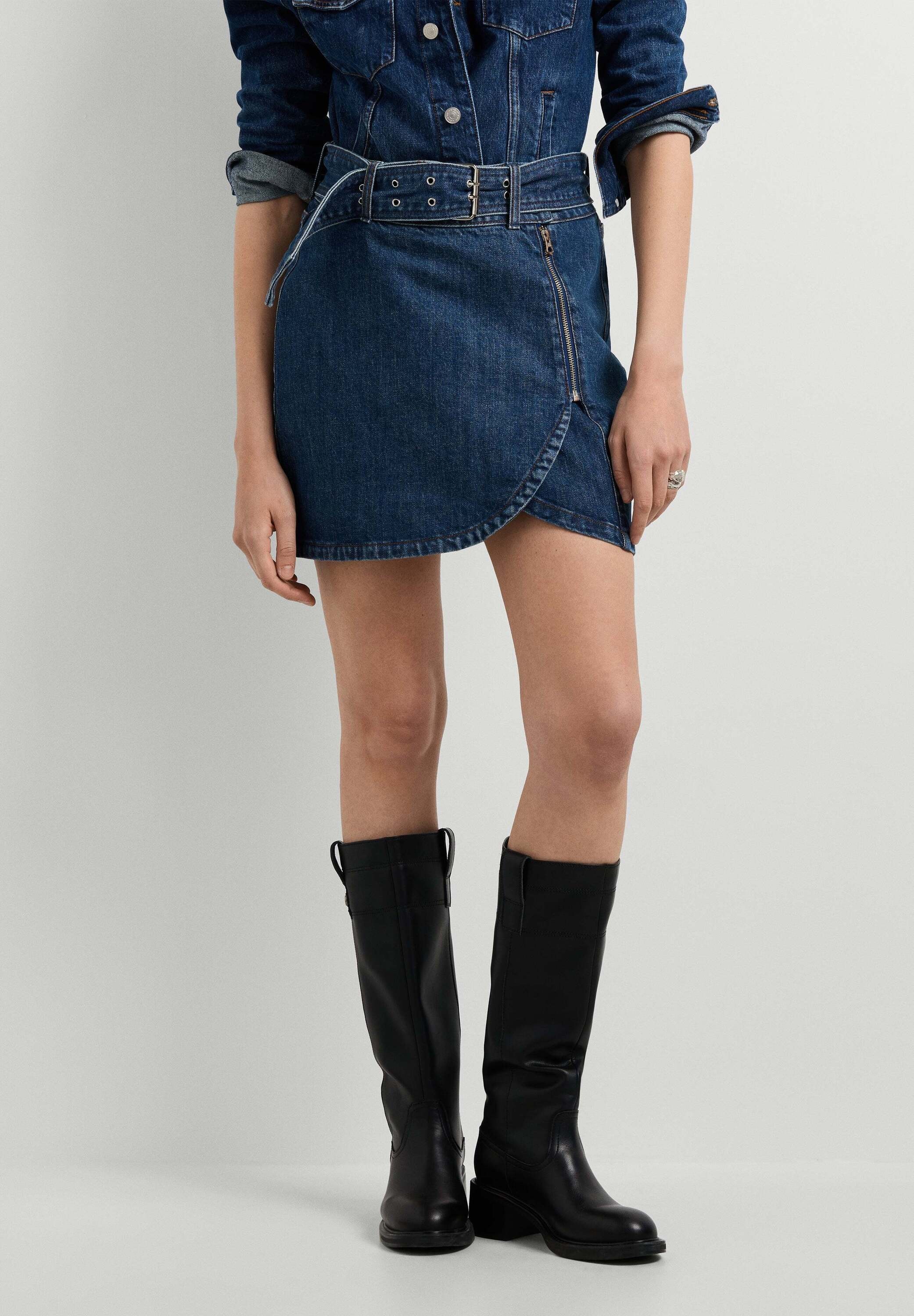 Pepe Jeans Jeansrock »denim skirt SHANNON MINI SKIRT BIKER«