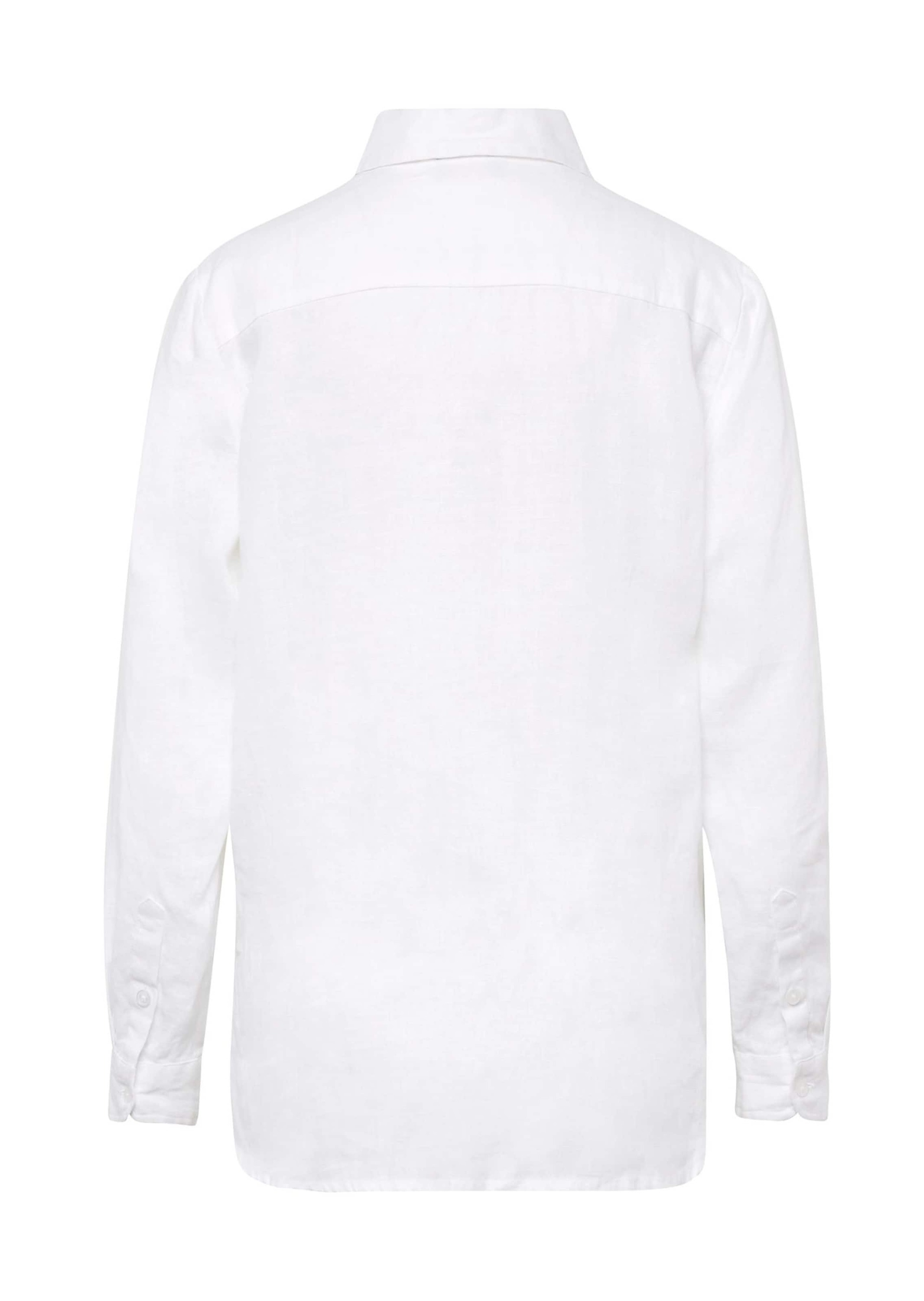 GOLDNER Langarmbluse »Leinenbluse Leinenbluse«
