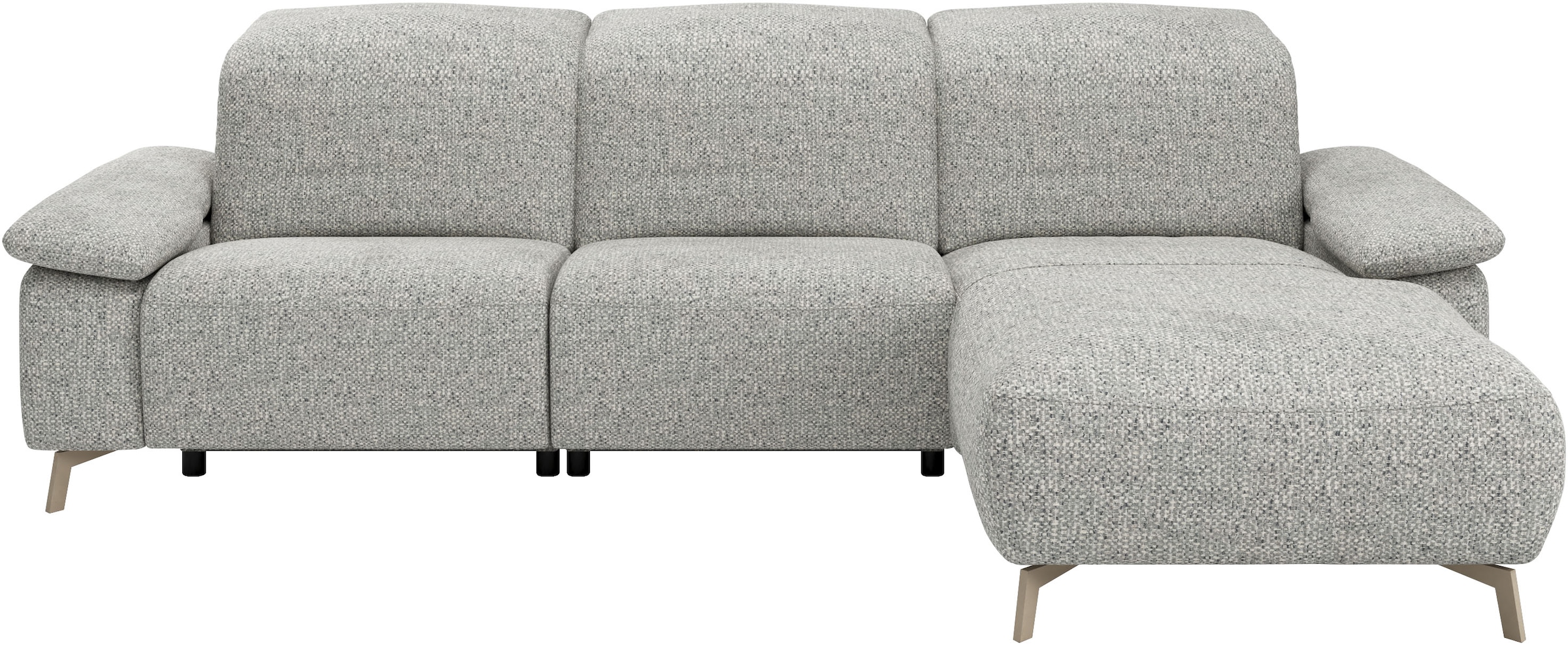 Musterring Ecksofa "MR 370, intelligenter Komfort im modernen Design" Optionale Relaxfunktion, flexible Kopfteile & klappbare Armlehnen