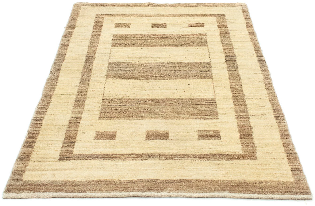 handgeknüpft Teppich Wollteppich BAUR »Gabbeh rechteckig, morgenland handgeknüpft | beige«,