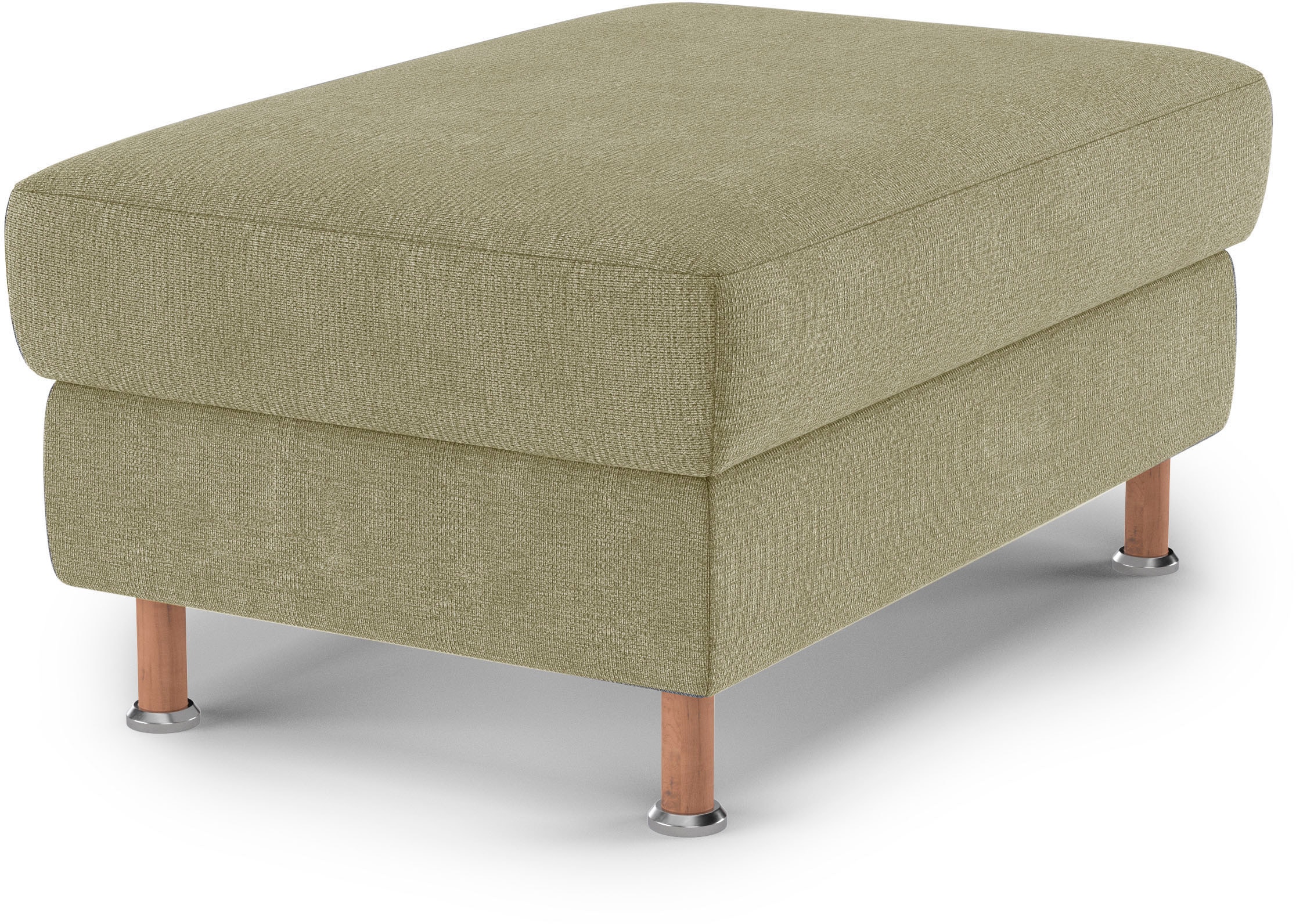 Home affaire Polsterhocker »Calypso«, Holzfuesse mit Metallteller