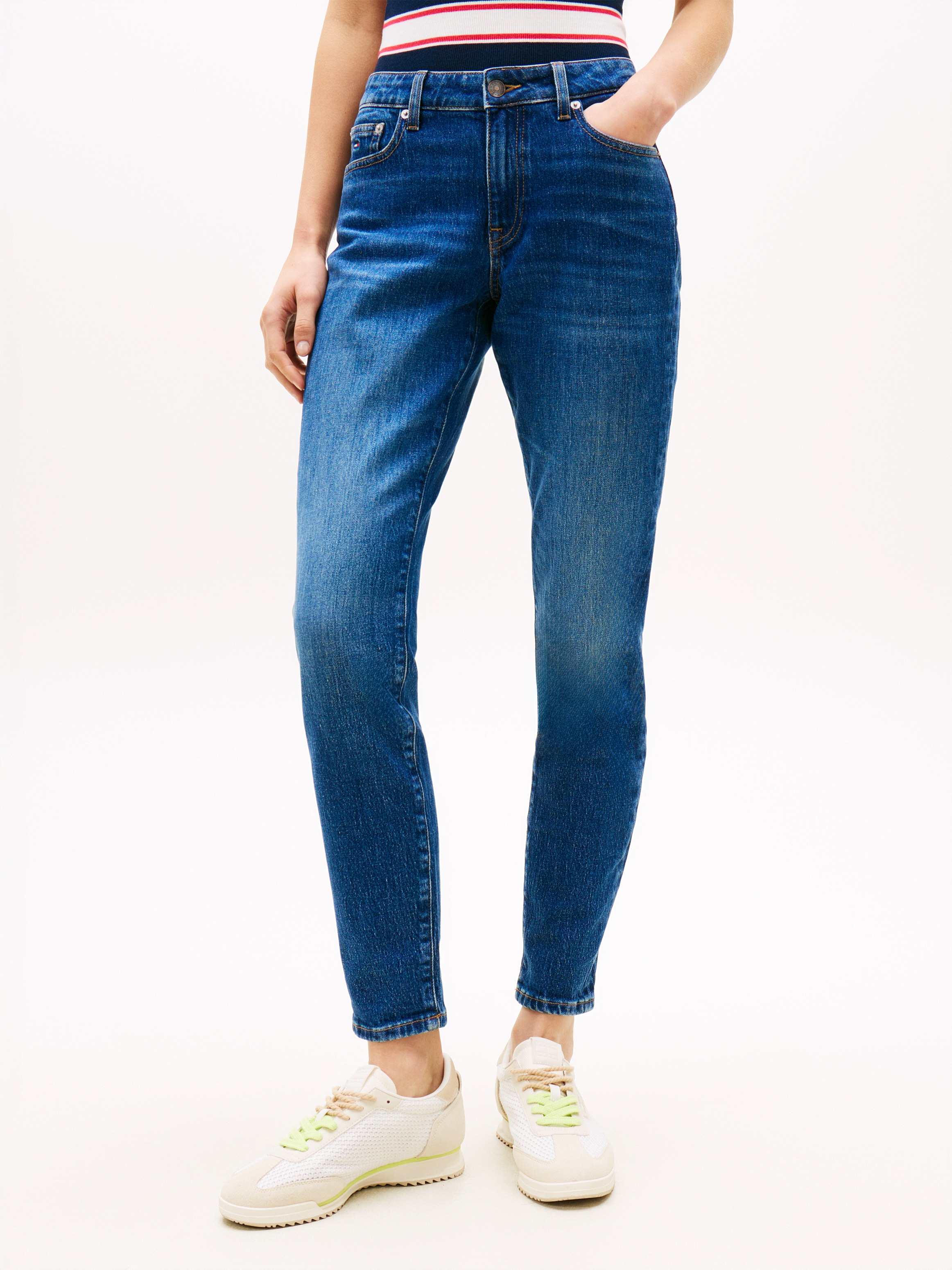 Tommy Jeans Slim-fit-Jeans "MR SLIM" Mid Rise, 5-Pocket-Style