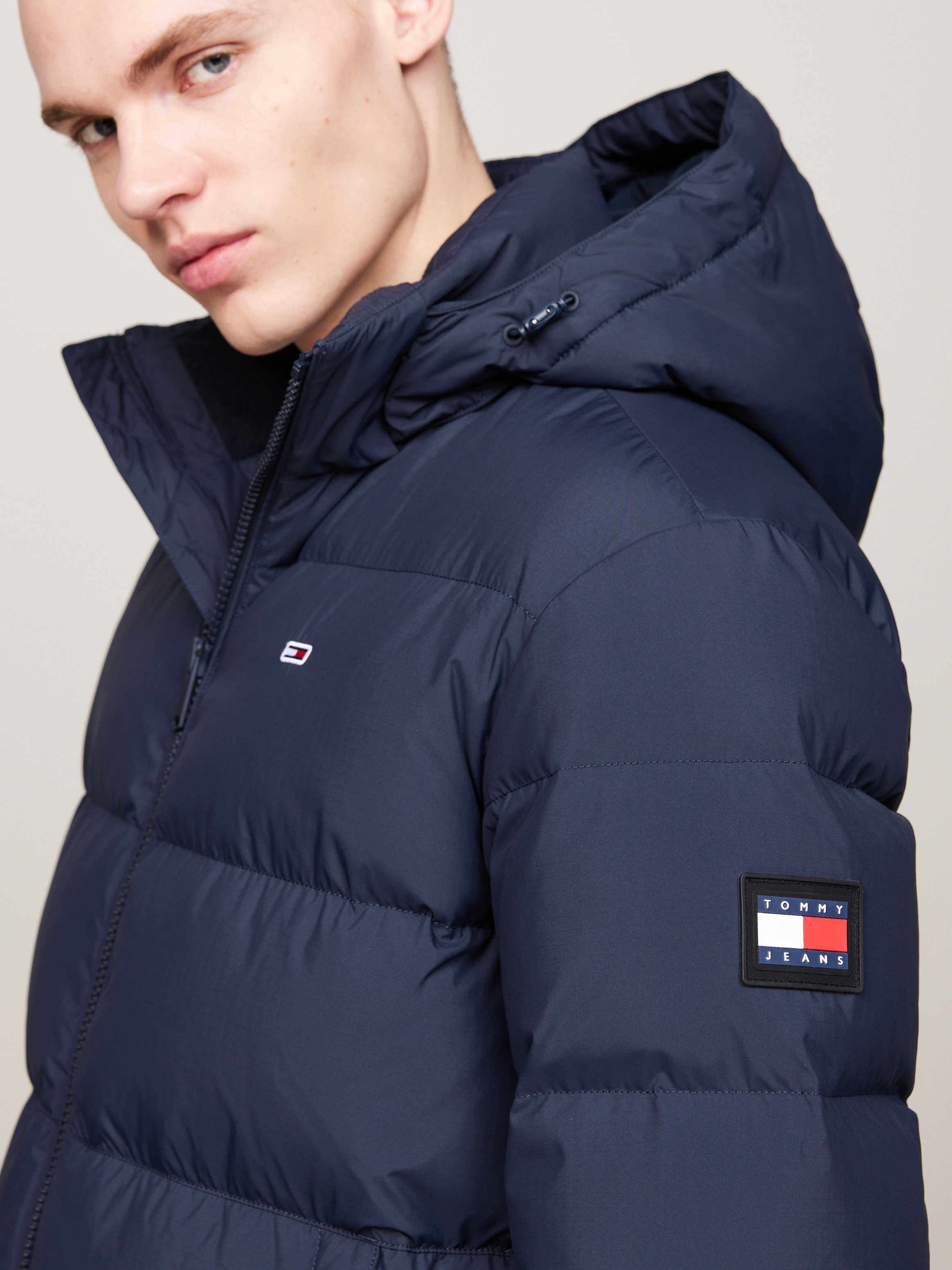 Tommy Jeans Plus Steppjacke »TJM ESSENTIAL DOWN JACKET EXT«, mit Kapuze, Große Größen