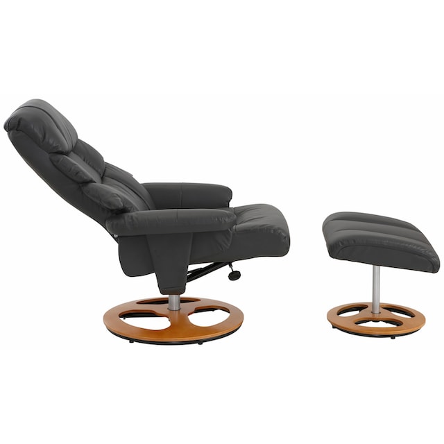 Home affaire Relaxsessel »Toulon«, (2 St., Bestehend aus Sessel und Hocker),  inklusive Hocker, mit Relaxfunktion, zwei Beingestelle, Sitzhöhe 45 cm  kaufen | BAUR