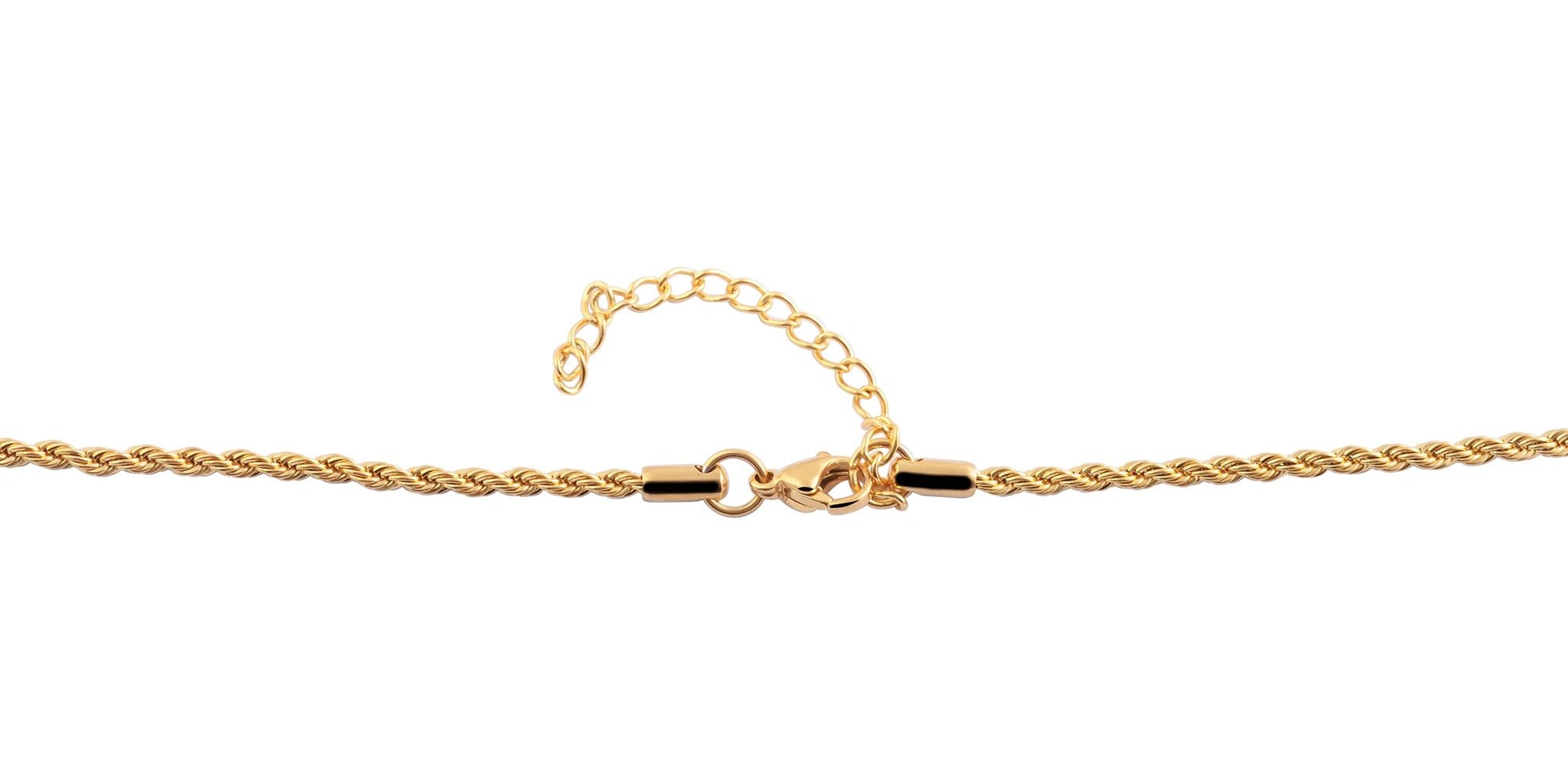 Adelia´s Kette ohne Anhänger »Unisex Halskette – Kordelkette aus Edelstahl« Perfekt zum Verschenken an besondere Menschen