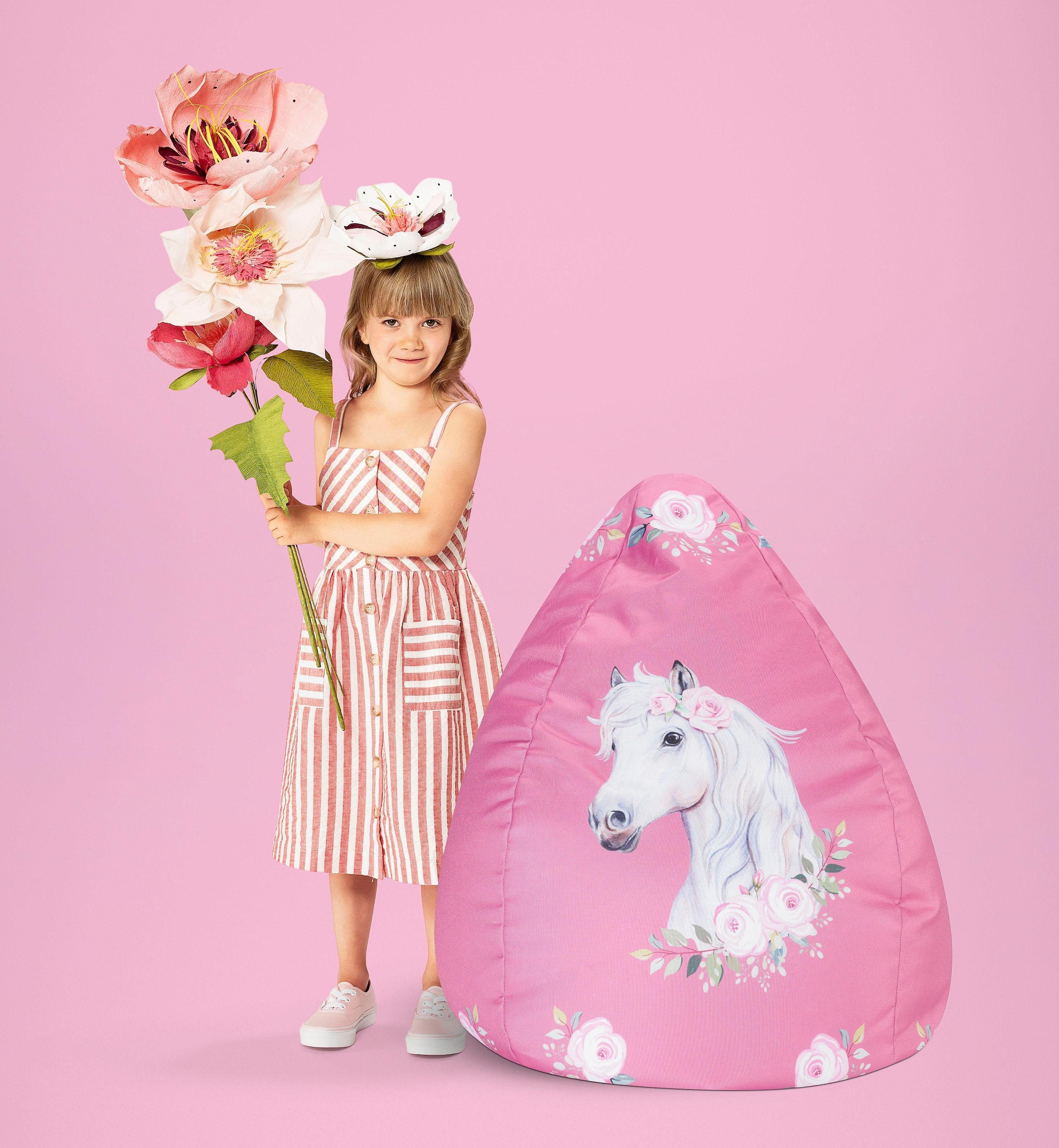 Sitzsack »BeanBag Horse XL«, (1 St.), Digitaldruck