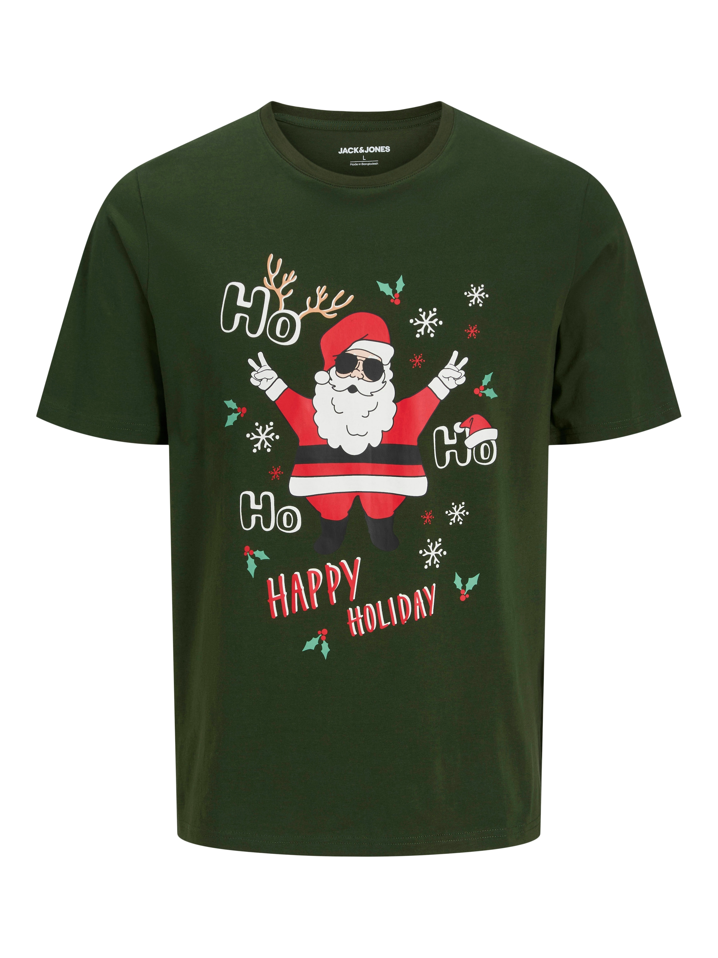 Jack & Jones PlusSize Kurzarmshirt "JJCHRISTMAS TEE SS CREW NECK PLS" günstig online kaufen