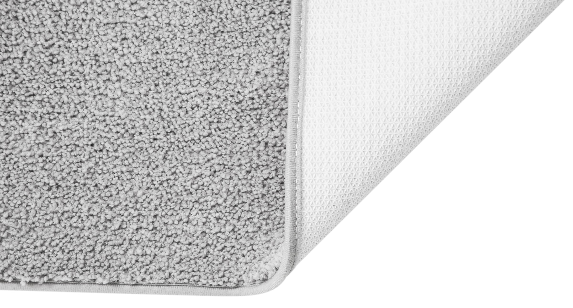 my home Badematte »Regona, Badteppich, Badvorleger, Badezimmer Teppich«, rutschhemmend beschichtet, fußbodenheizungsgeeignet-schnell trocknend-strapazierfähig, Uni Farben, besonders weich, als rechteckig und halbrund erhältlich