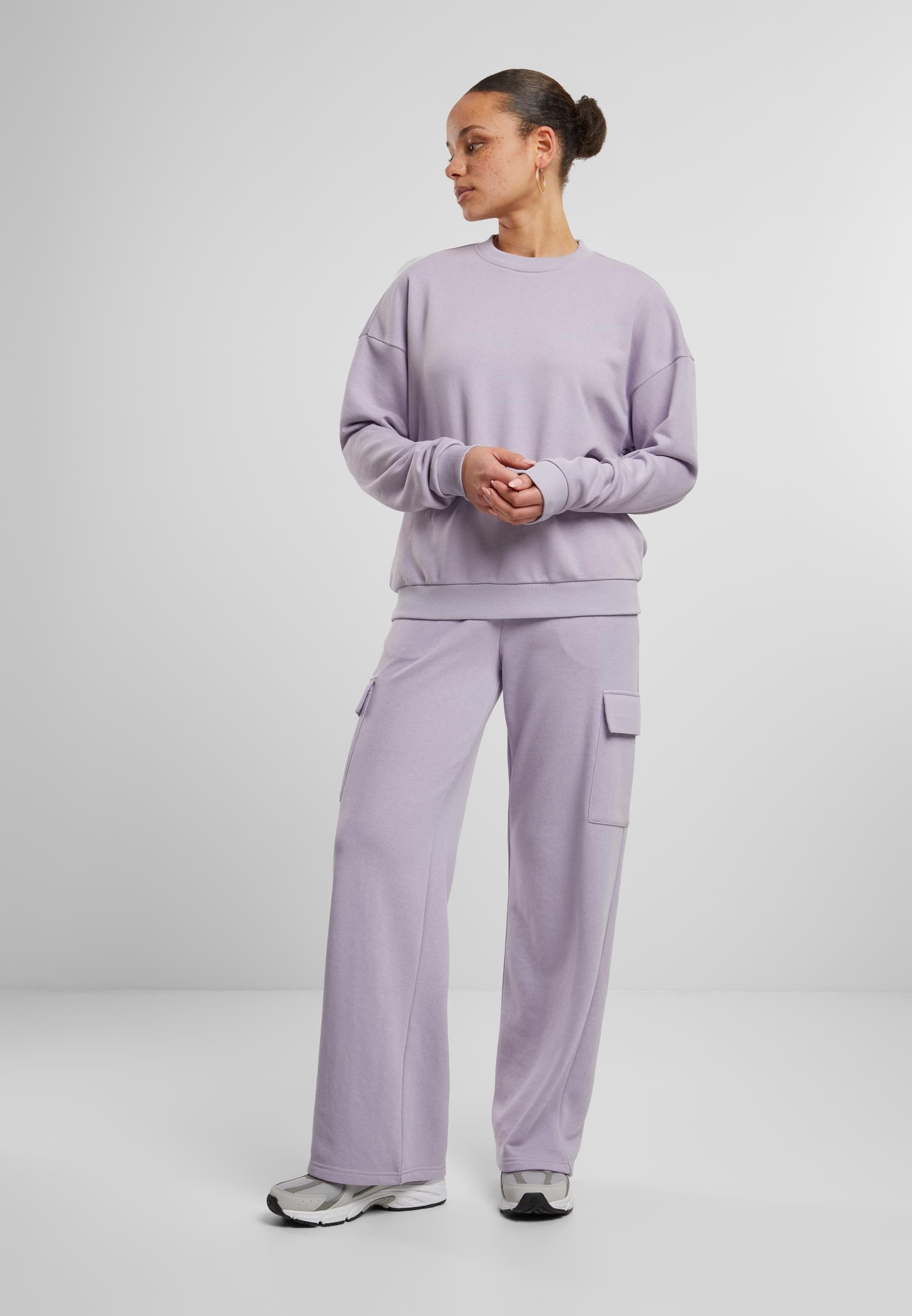URBAN CLASSICS Sweater »Urban Classics Damen Ladies Oversized Light Terry Crewneck«