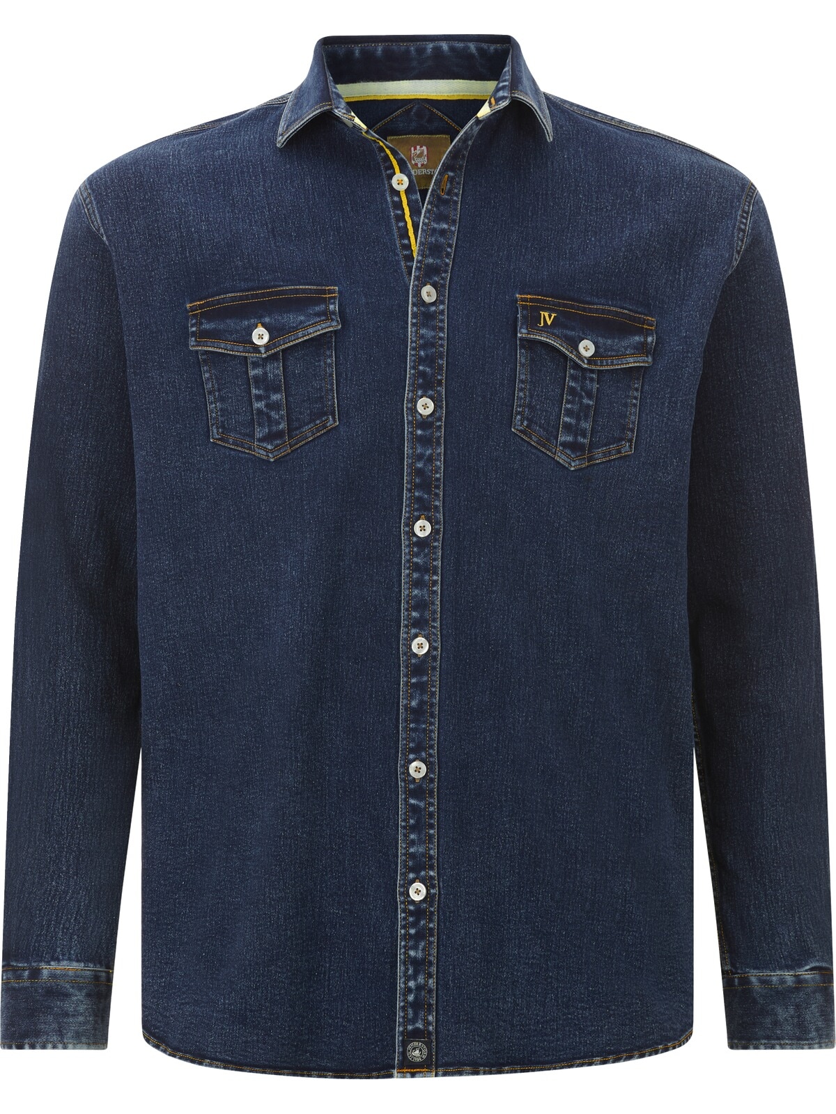 Jan Vanderstorm Jeanshemd »Jeanshemd OLAVIK«, (1 tlg.), mit Brusttasche