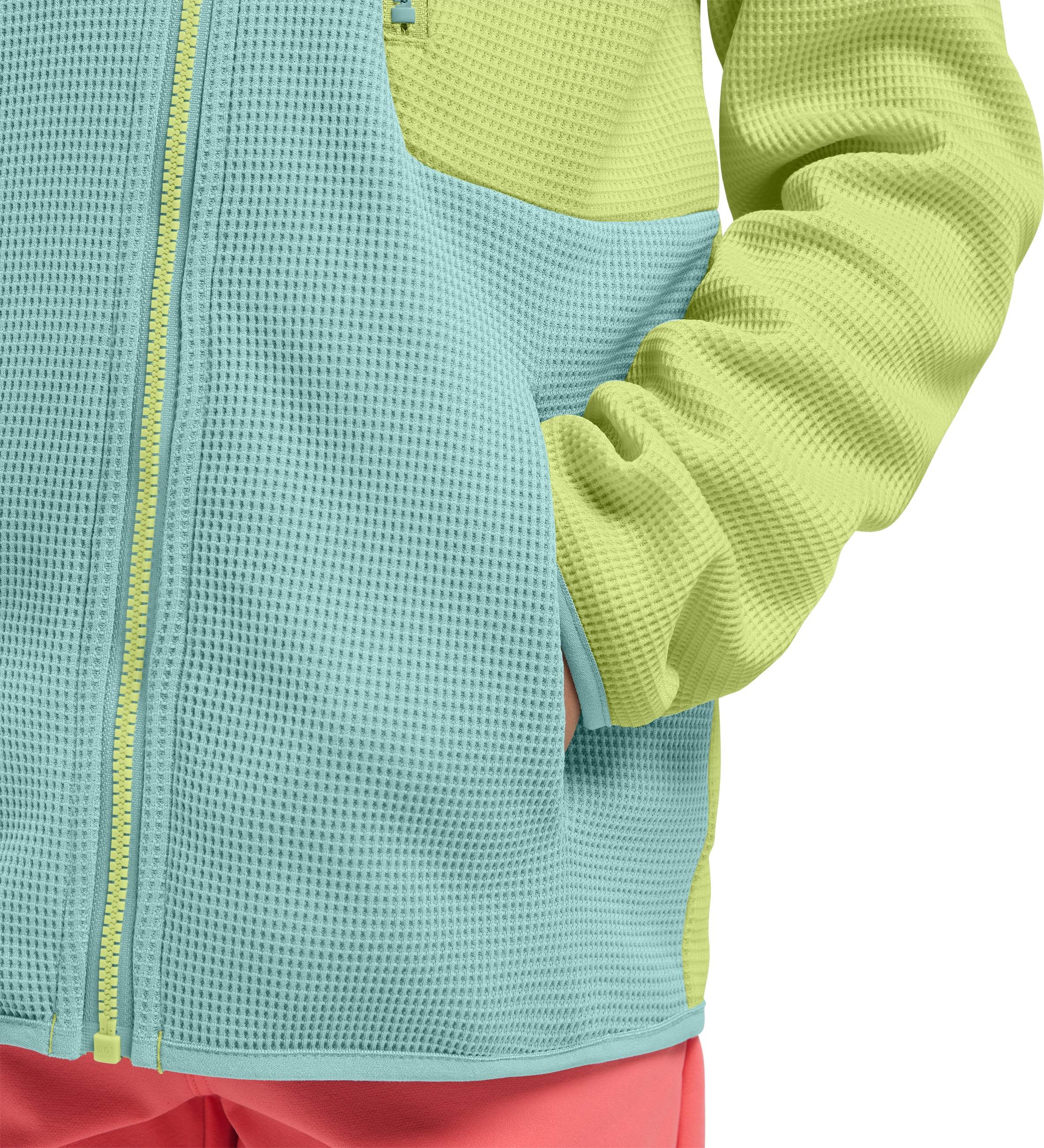 Jack Wolfskin Softshelljacke »ACTAMIC GRID MIDLAYER K«, mit Kapuze