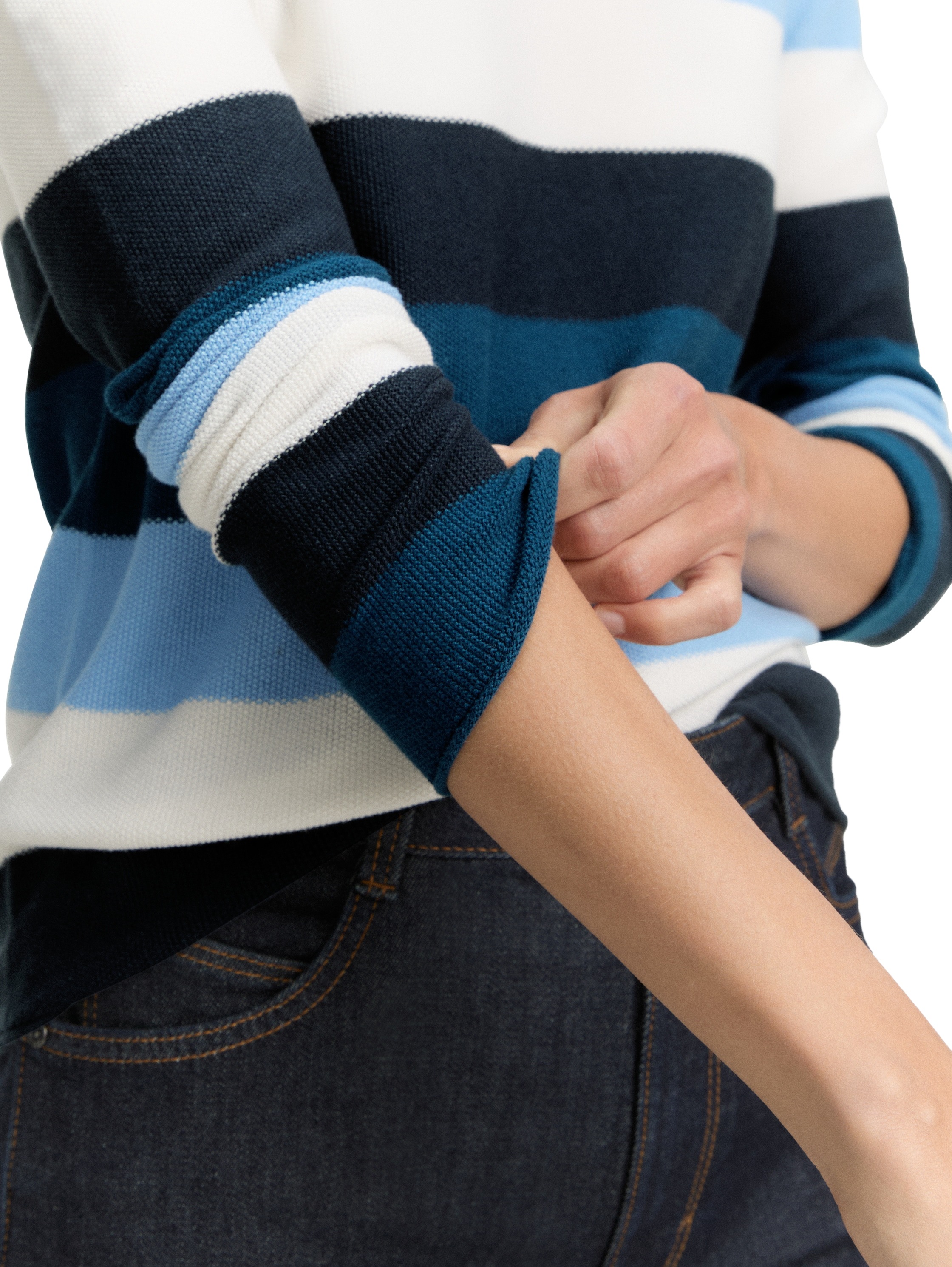 Thumbnail - TOM TAILOR Strickpullover "Otto" mit Viskose