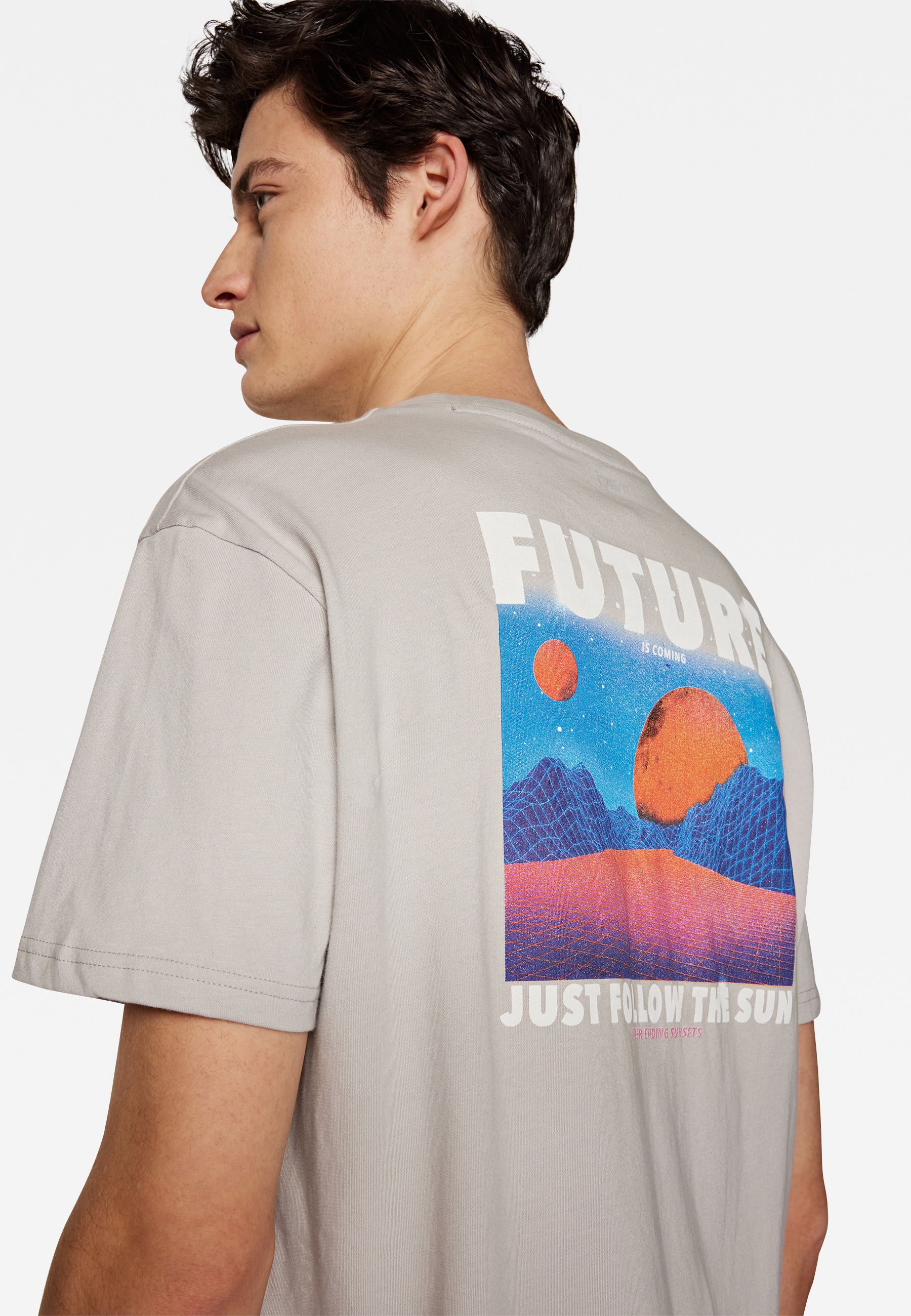Mavi T-Shirt »FUTURE PRINTED TEE«, T-Shirt mit Druck