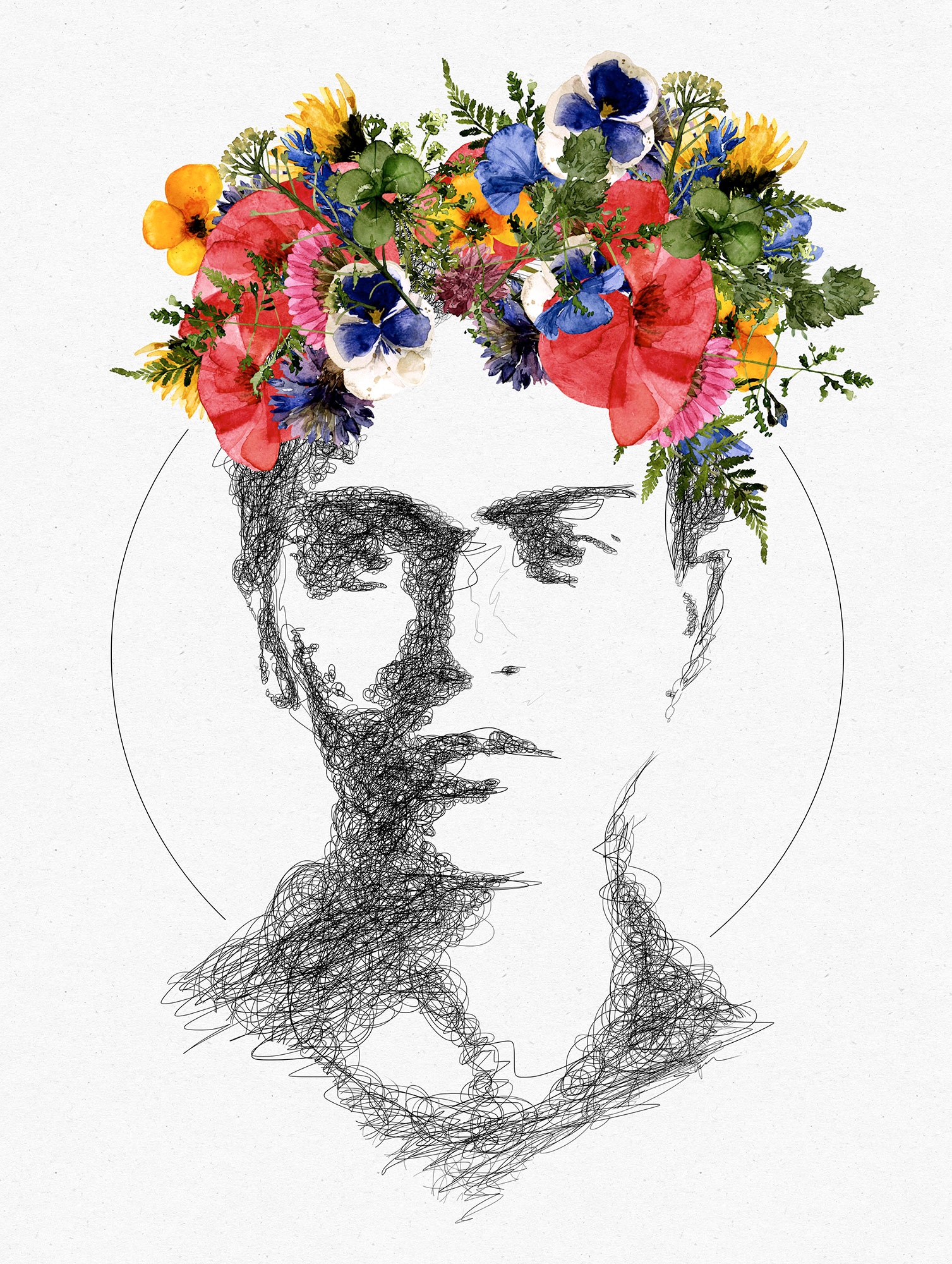 Komar Bild "Valeria-Mariana" Natur 1 Stk. tlg. Wandbild zur Dekoration - oh günstig online kaufen