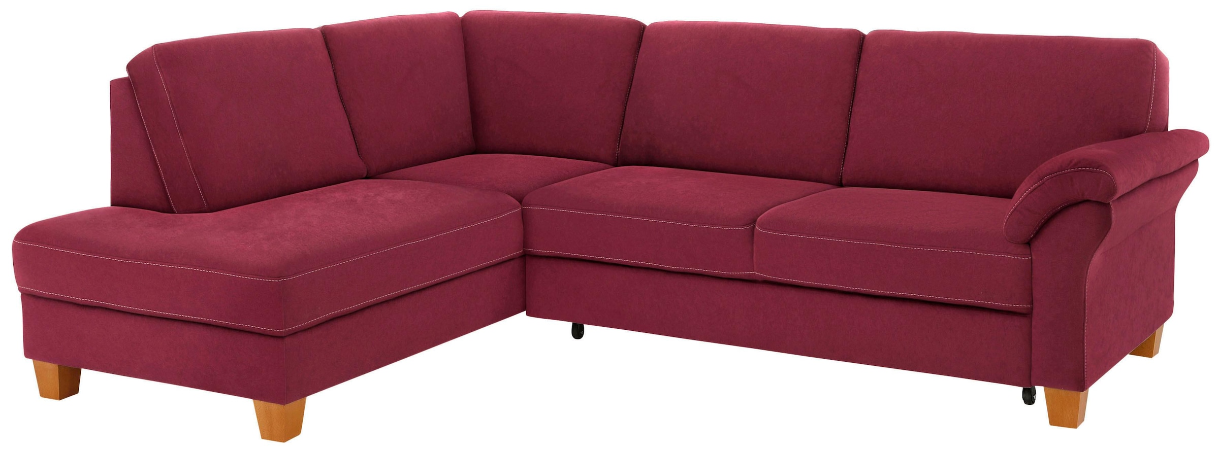 OTTO home Ecksofa "Borkum L-Form, B: 249 cm - OTTO. Verlässliche Qualität." optional mit Schlaffunktion, Eckcouch mit Federkern