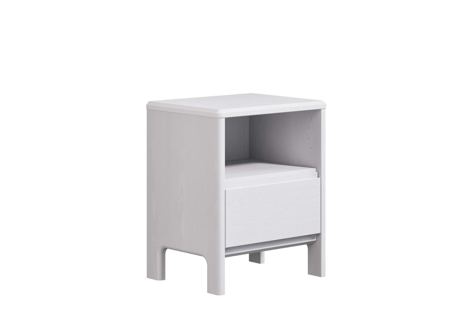 Home affaire Nachttisch »Luven«, aus massiver Kiefer, mit 1 Schublade, Breite 44 cm