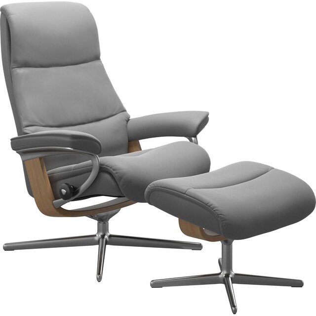 Stressless® Relaxsessel »View«, mit Cross Base, Größe S, M & L, Holzakzent  Eiche kaufen | BAUR