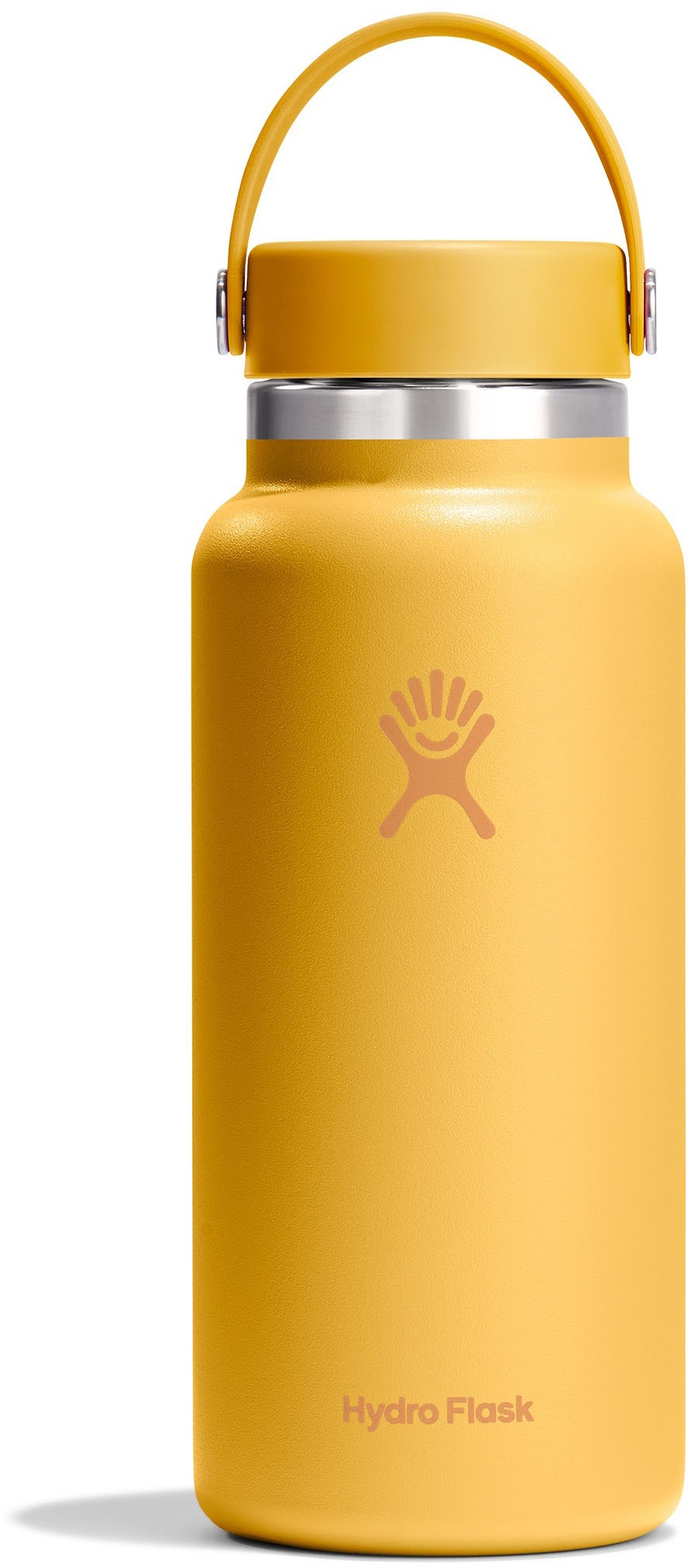 HYDRO FLASK Isolierflasche "32 Oz Wide Flex Cap", 946ml, gelb, Trinkflaschen, TempShield️ doppelwandige Vakuumisolierung