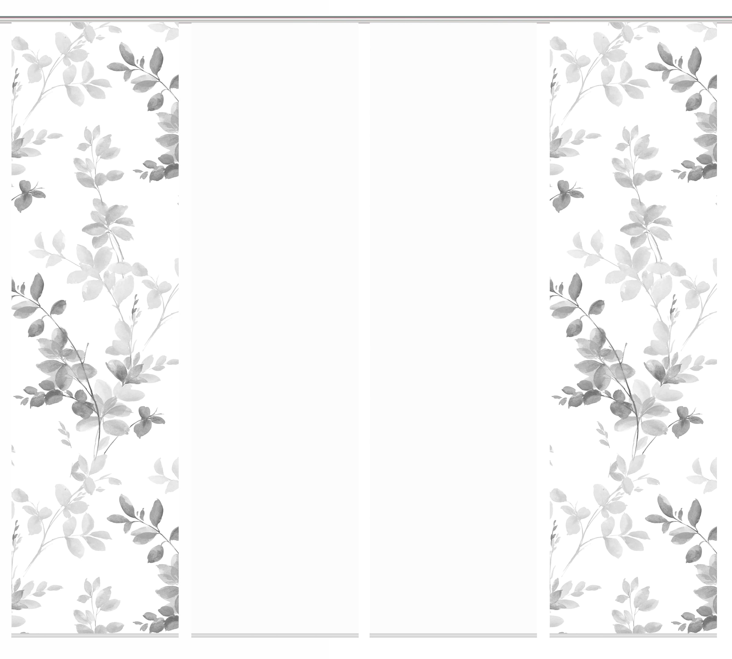 HOME WOHNIDEEN Schiebegardine »4er SET«, (4 St.), Schiebevorhang Digidruck 4er Set AYLA