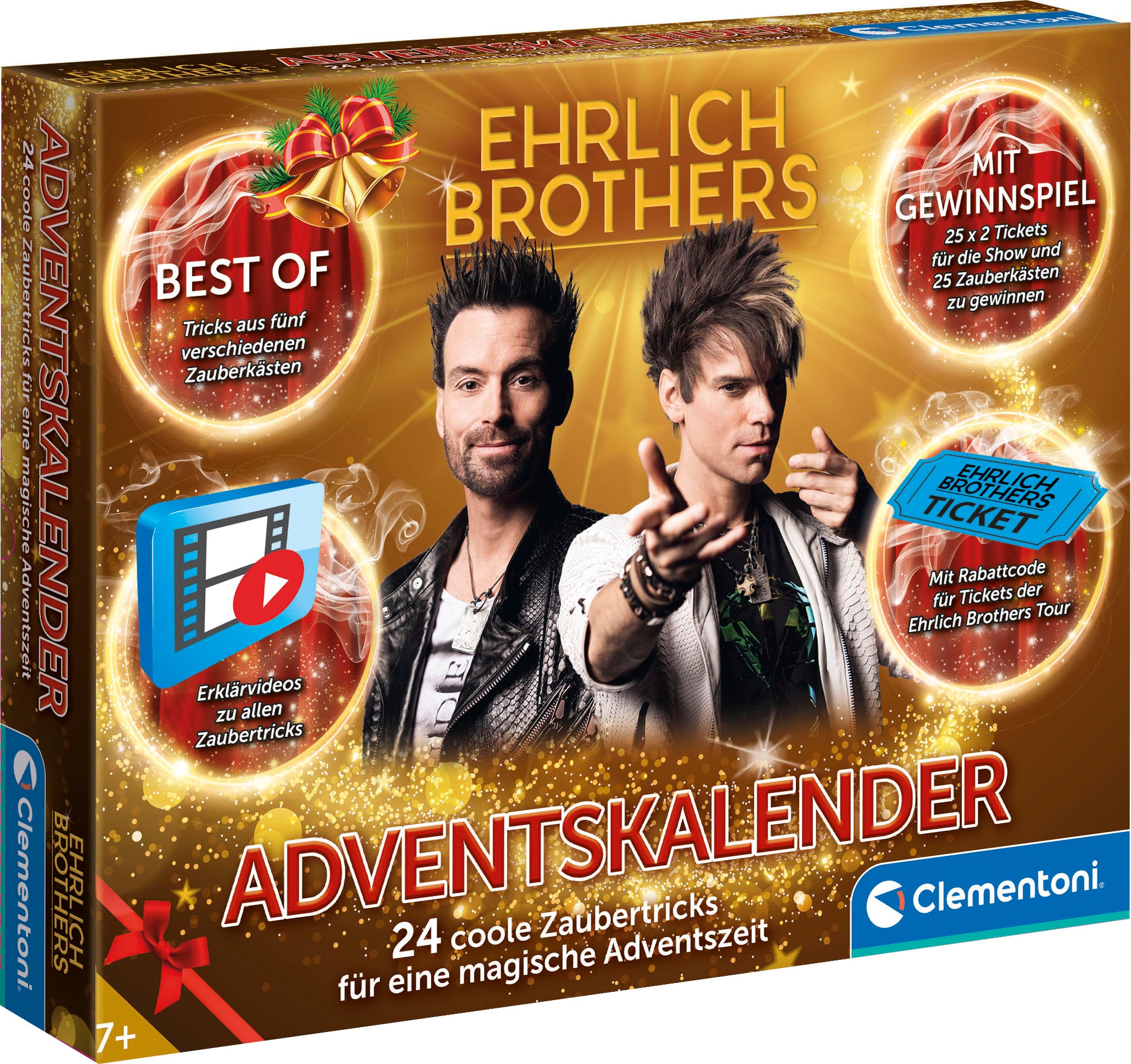 Spielzeug-Adventskalender »Ehrlich Brothers Adventskalender«, ab 7 Jahren