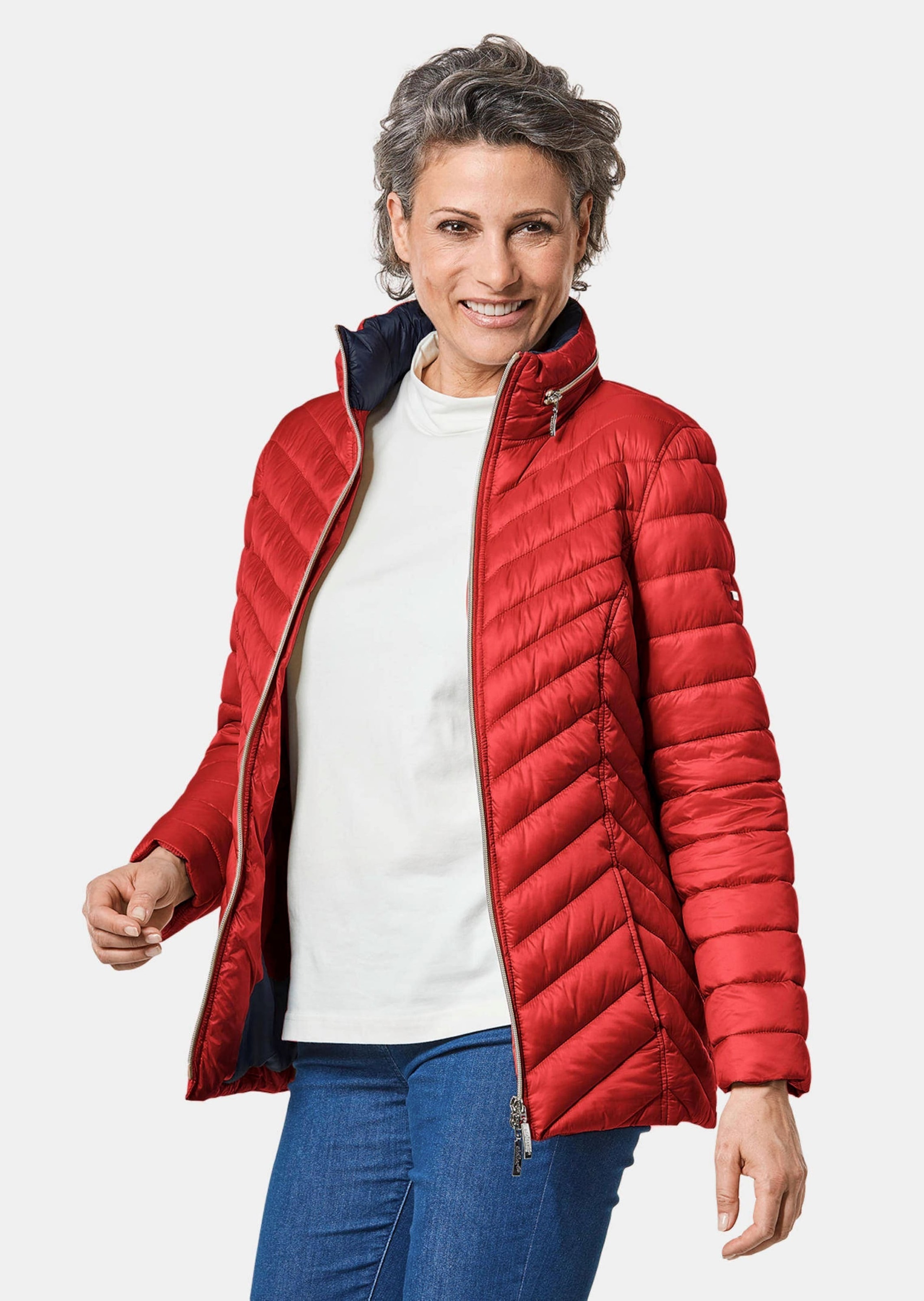 GOLDNER Steppjacke »Steppjacke Leichte Steppjacke in knitterarmer Ware«