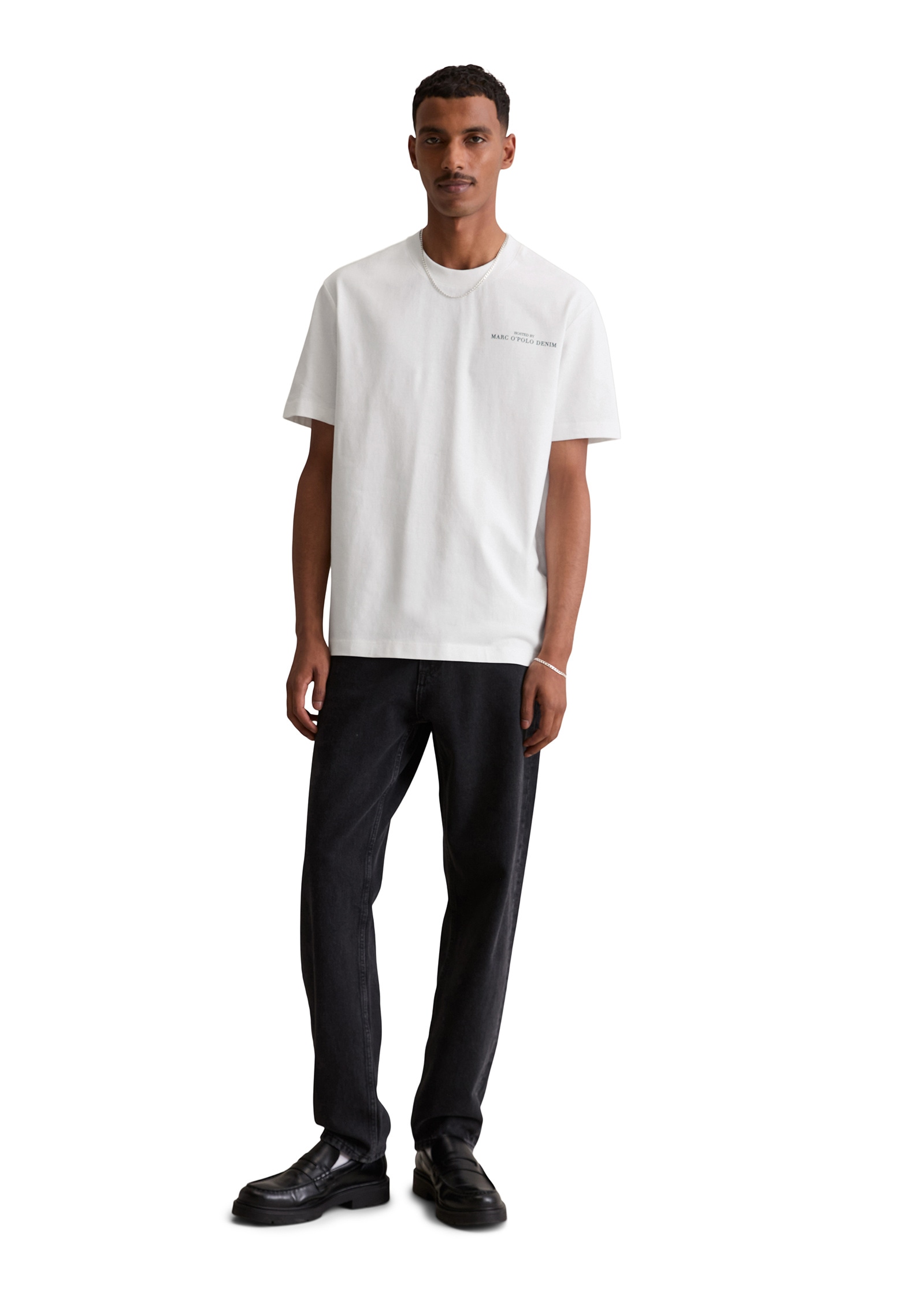 Marc O'Polo DENIM T-Shirt »mit entspanntem Rückenprint«
