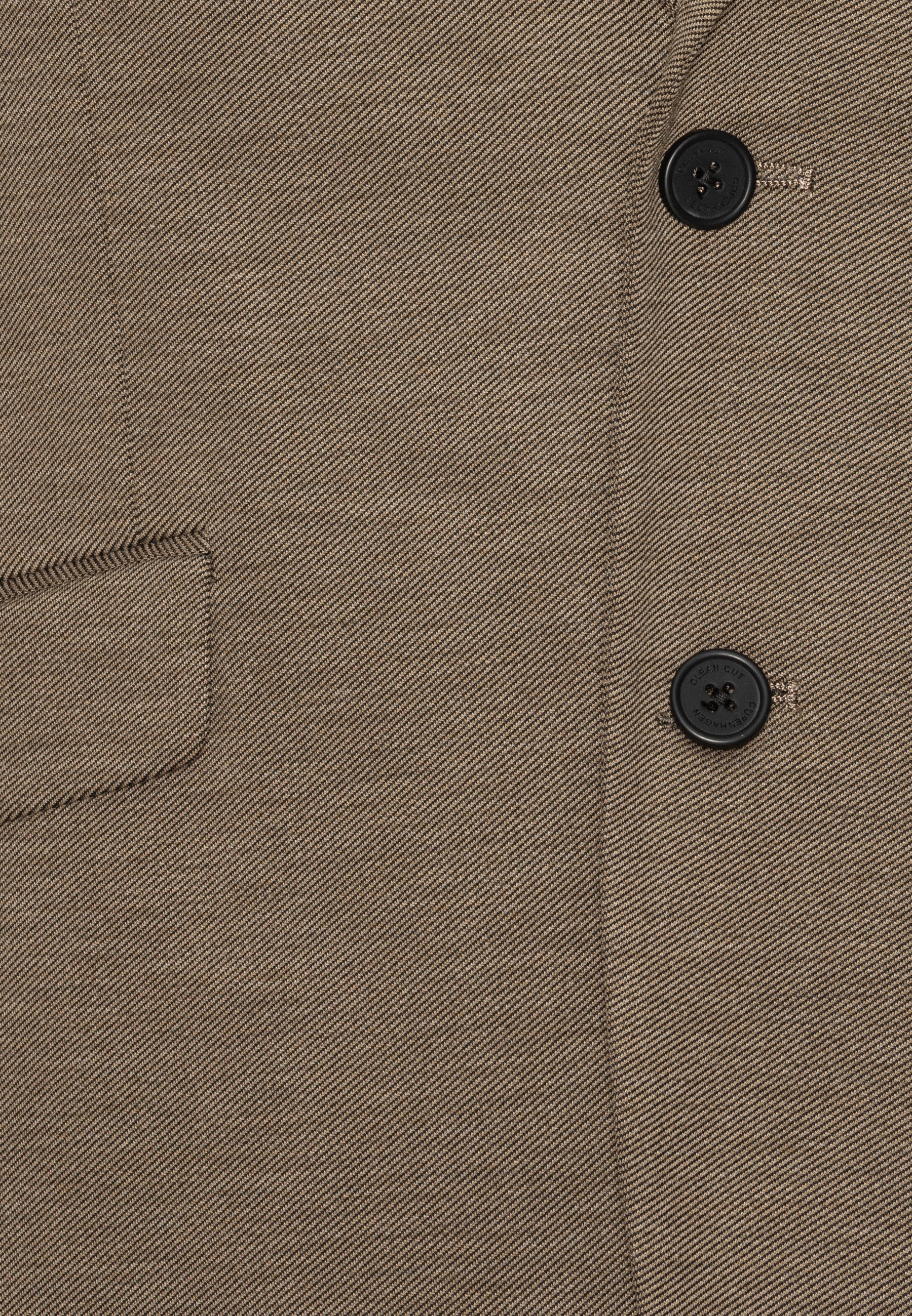 Clean Cut Copenhagen Strickfleecejacke »Clean Cut Copenhagen Brendon Blazer« 1 Stk. tlg. ohne Kapuze