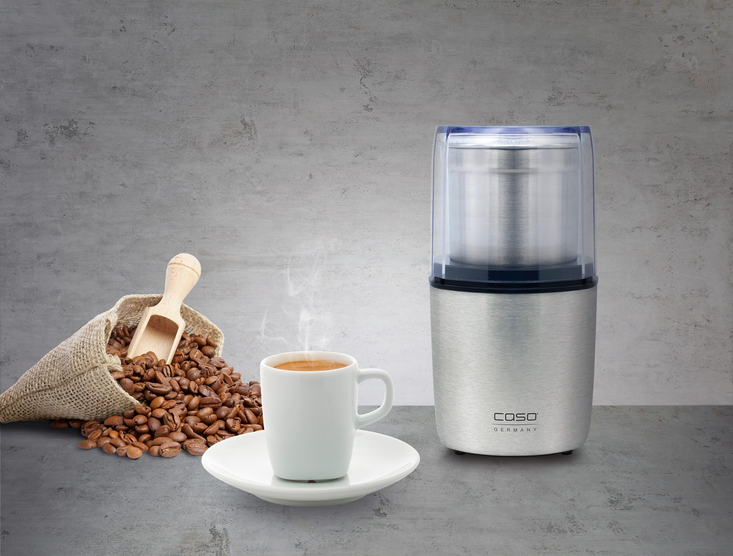 Caso Kaffeemühle »Coffee Flavour«, 200 W, Schlagmesser, 90 g Bohnenbehälter