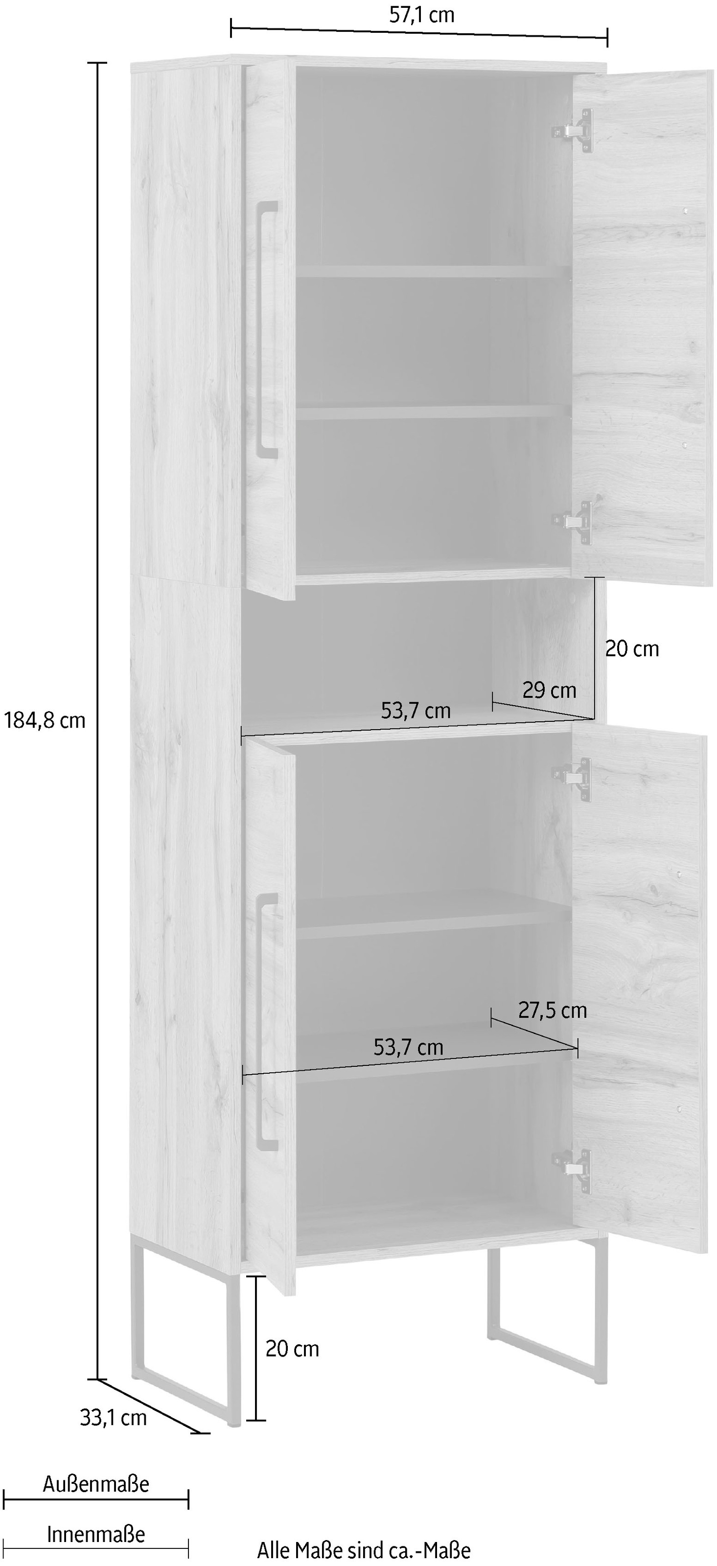 Schildmeyer | Garderobenschrank »Limmo« BAUR