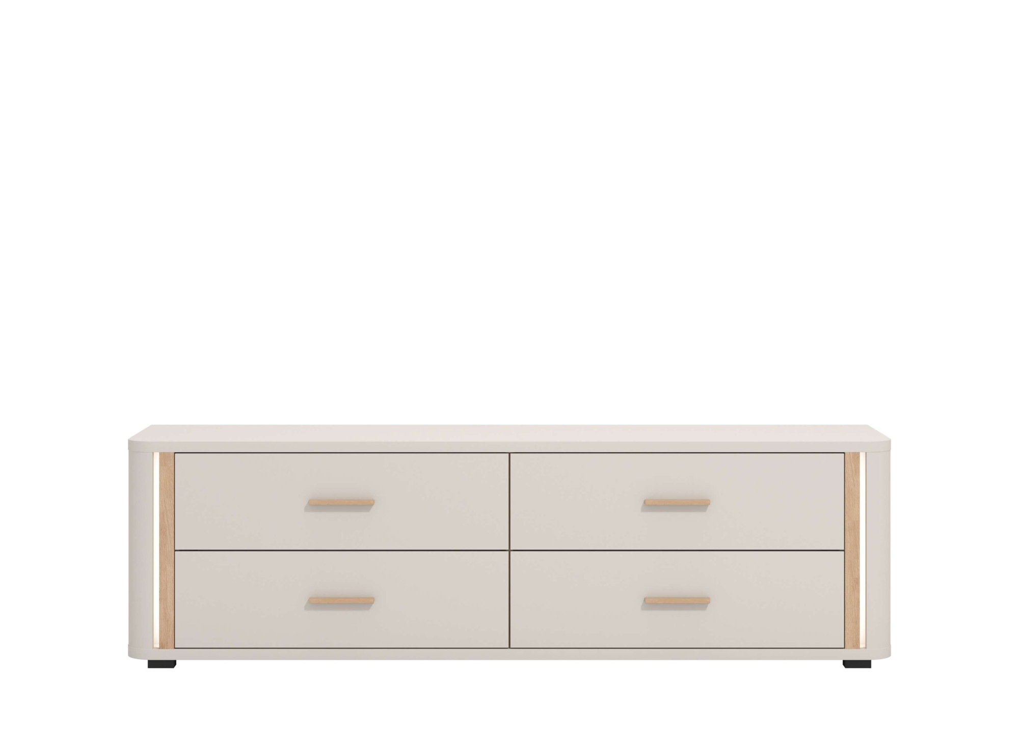 INOSIGN TV-Bank »York, TV-Kommode, TV-Schrank, TV-Bank«, mit 4 geräumigen Schubladen, Breite 176,5 cm, wandmontage