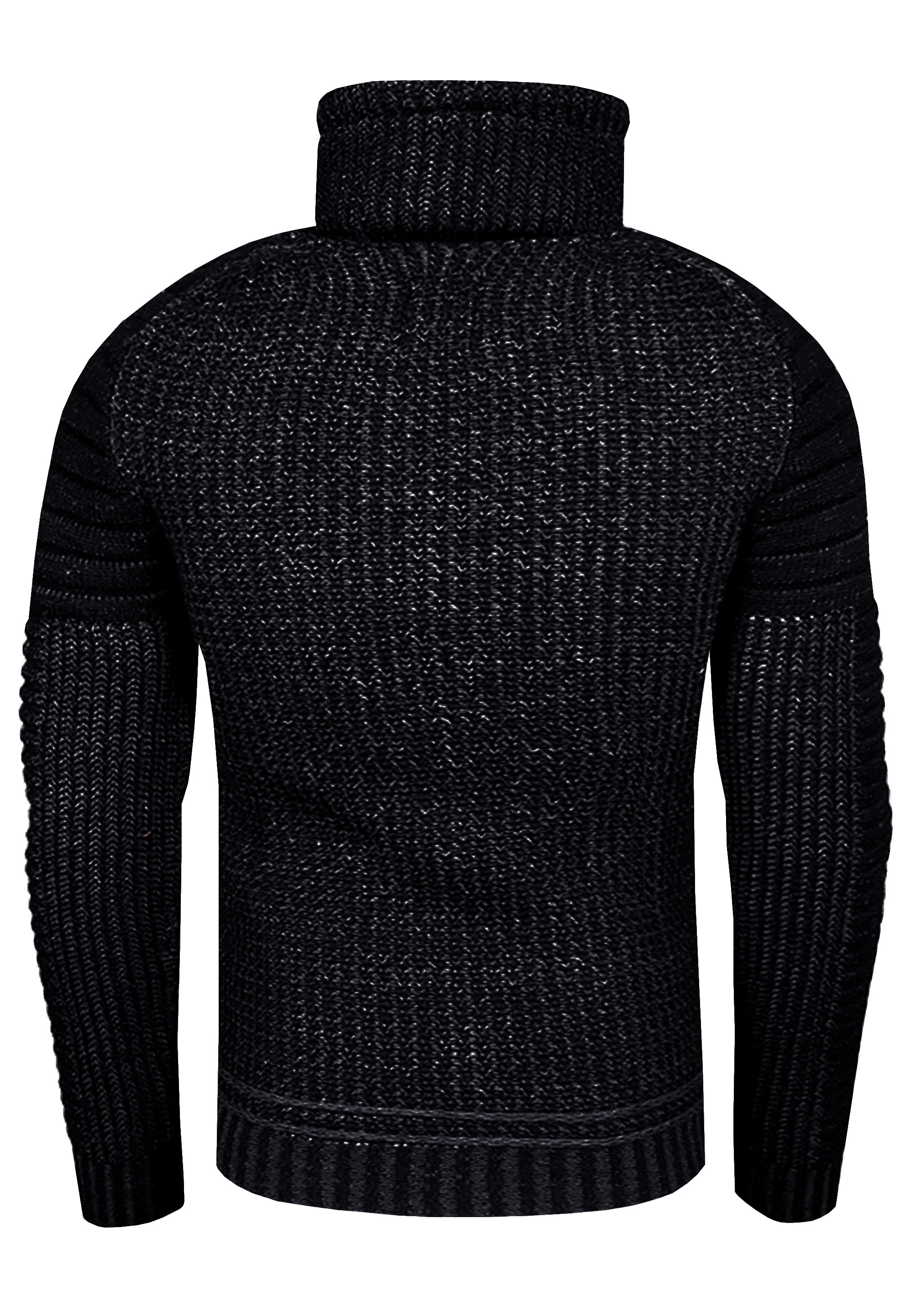 Rusty Neal Strickpullover, mit hochabschließendem Kragen