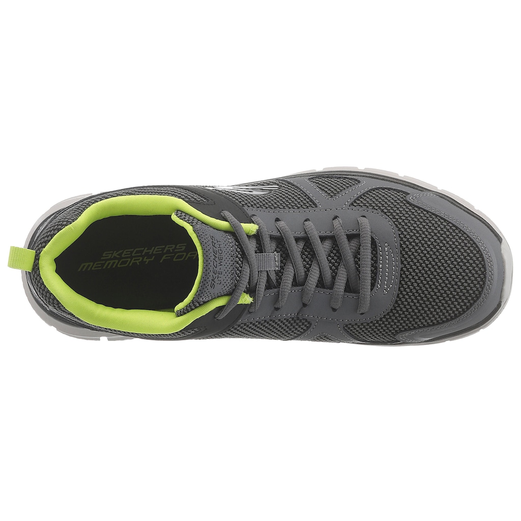 Skechers Sneaker »Track«, mit seitlichem Logo, Freizeitschuh, Halbschuh, Schnürschuh
