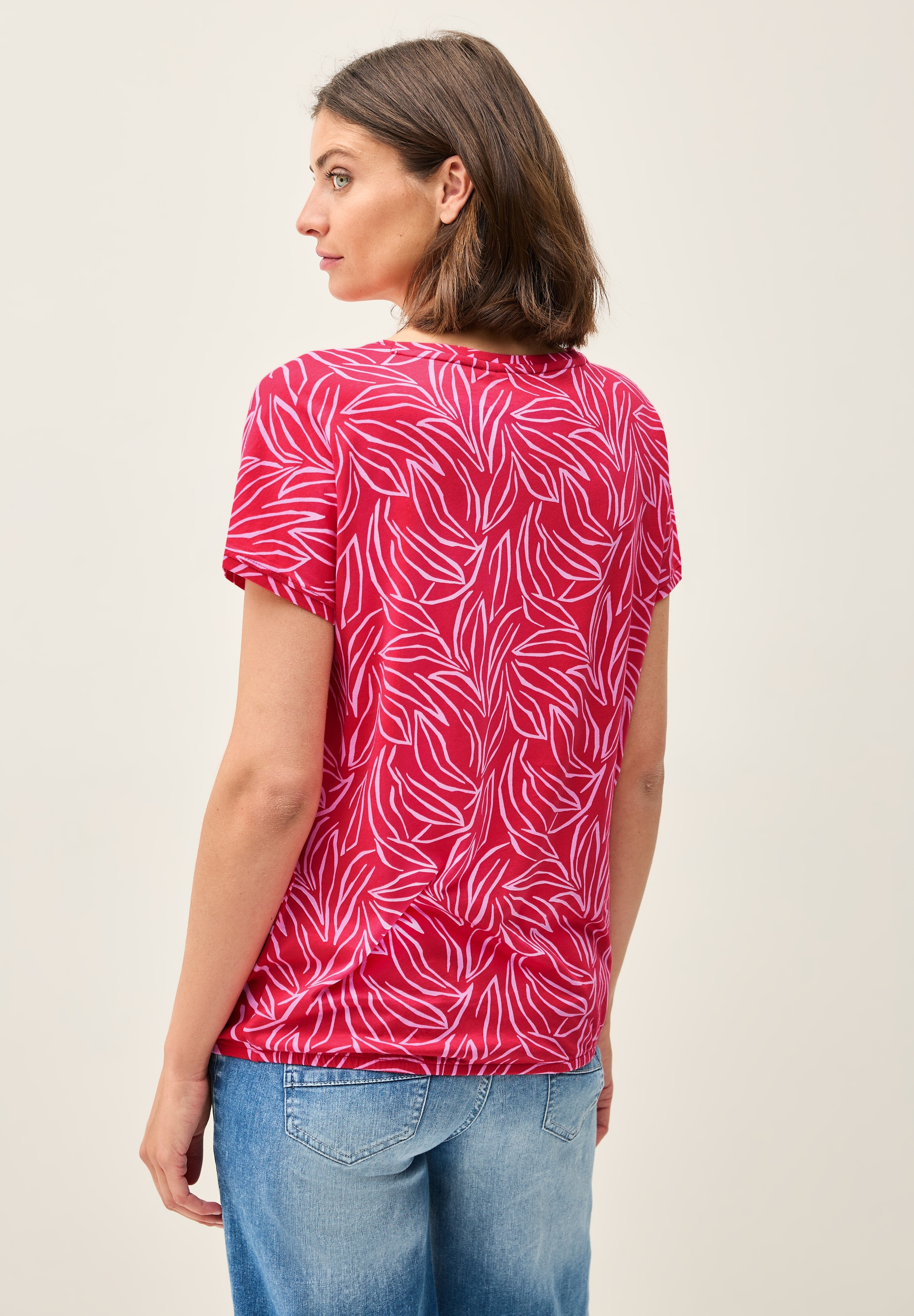 Cecil T-Shirt, mit Elastiksaum
