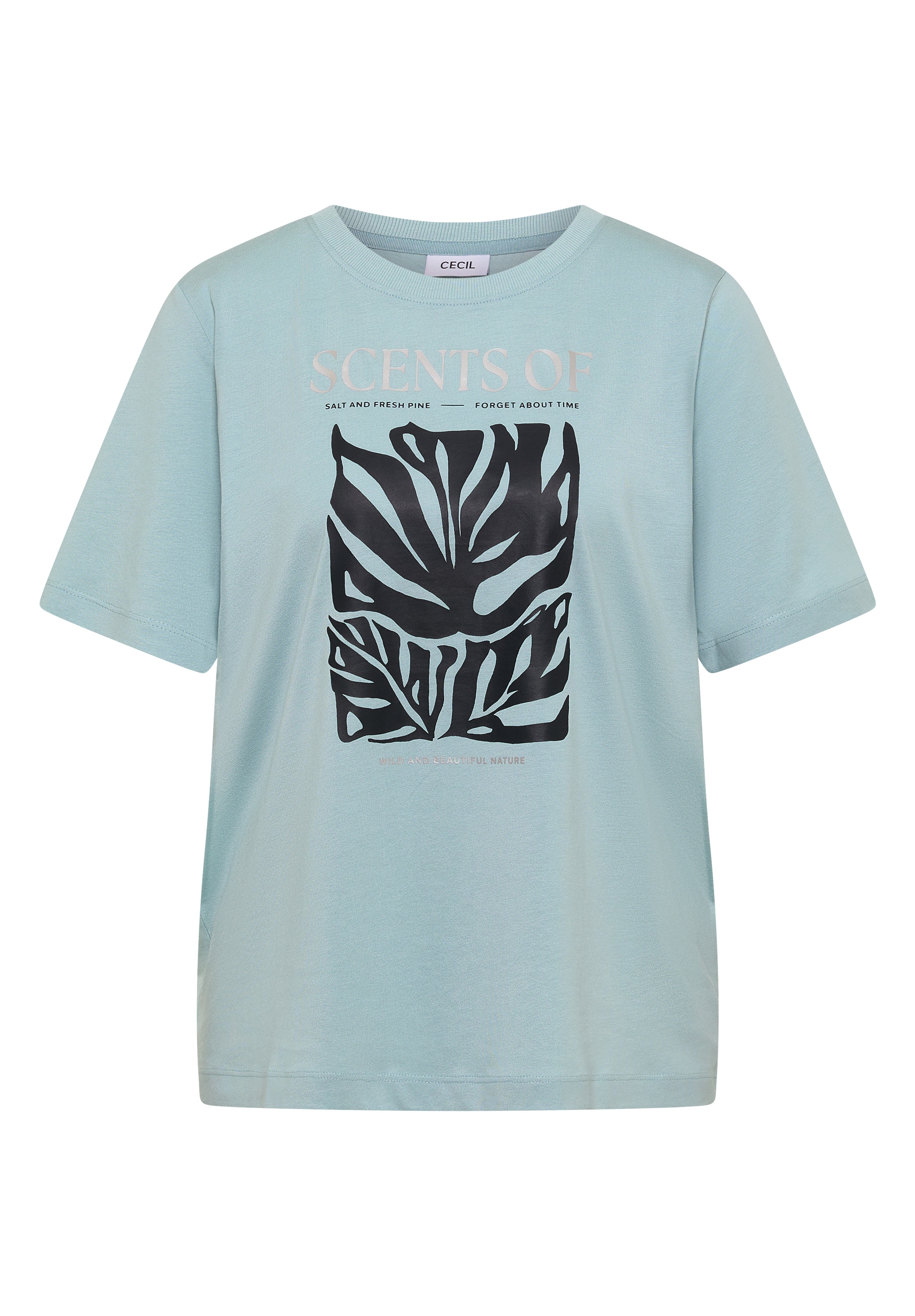 Cecil T-Shirt mit Fotoprint und Wording