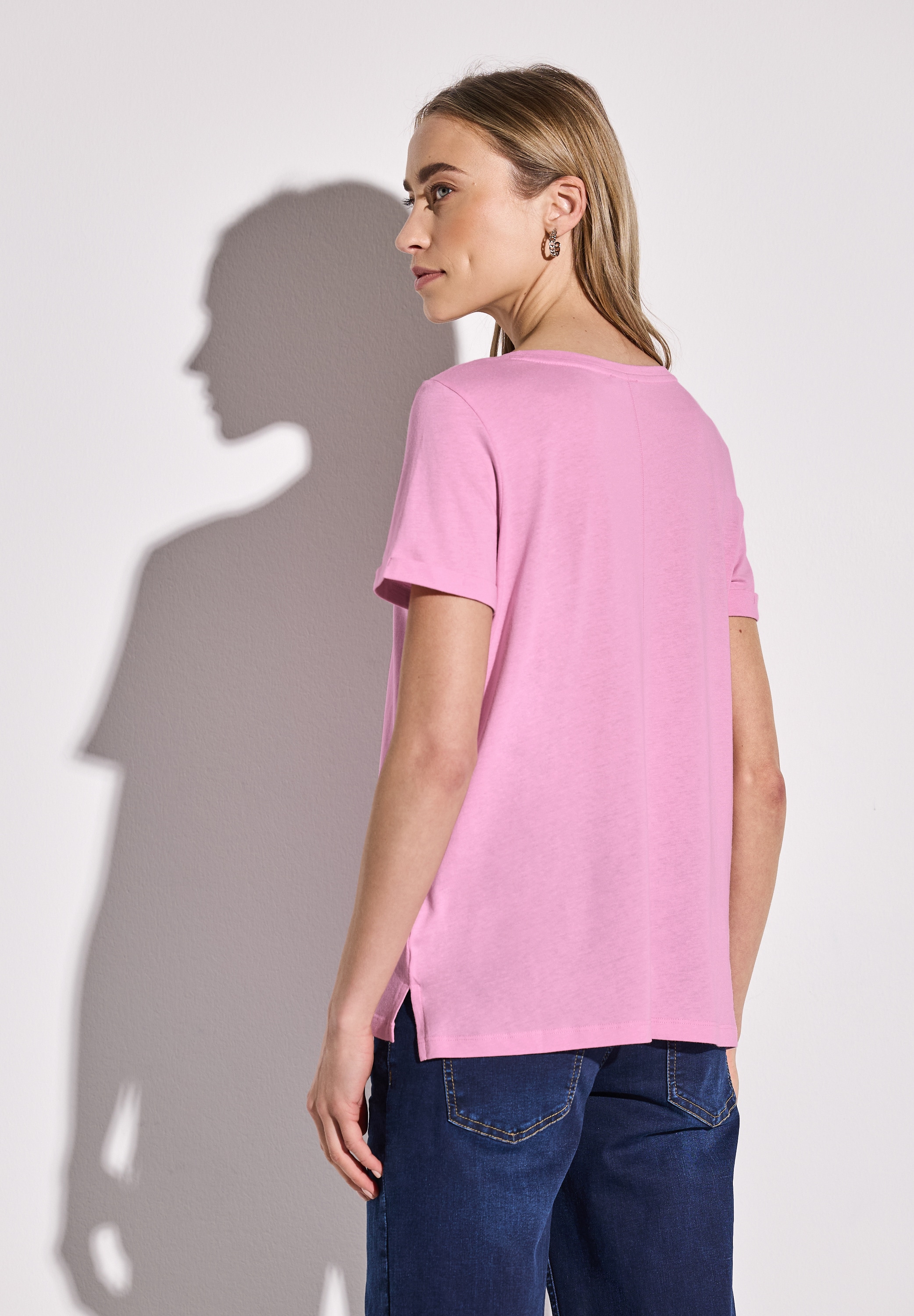 STREET ONE T-Shirt, mit Rundhalsausschnitt