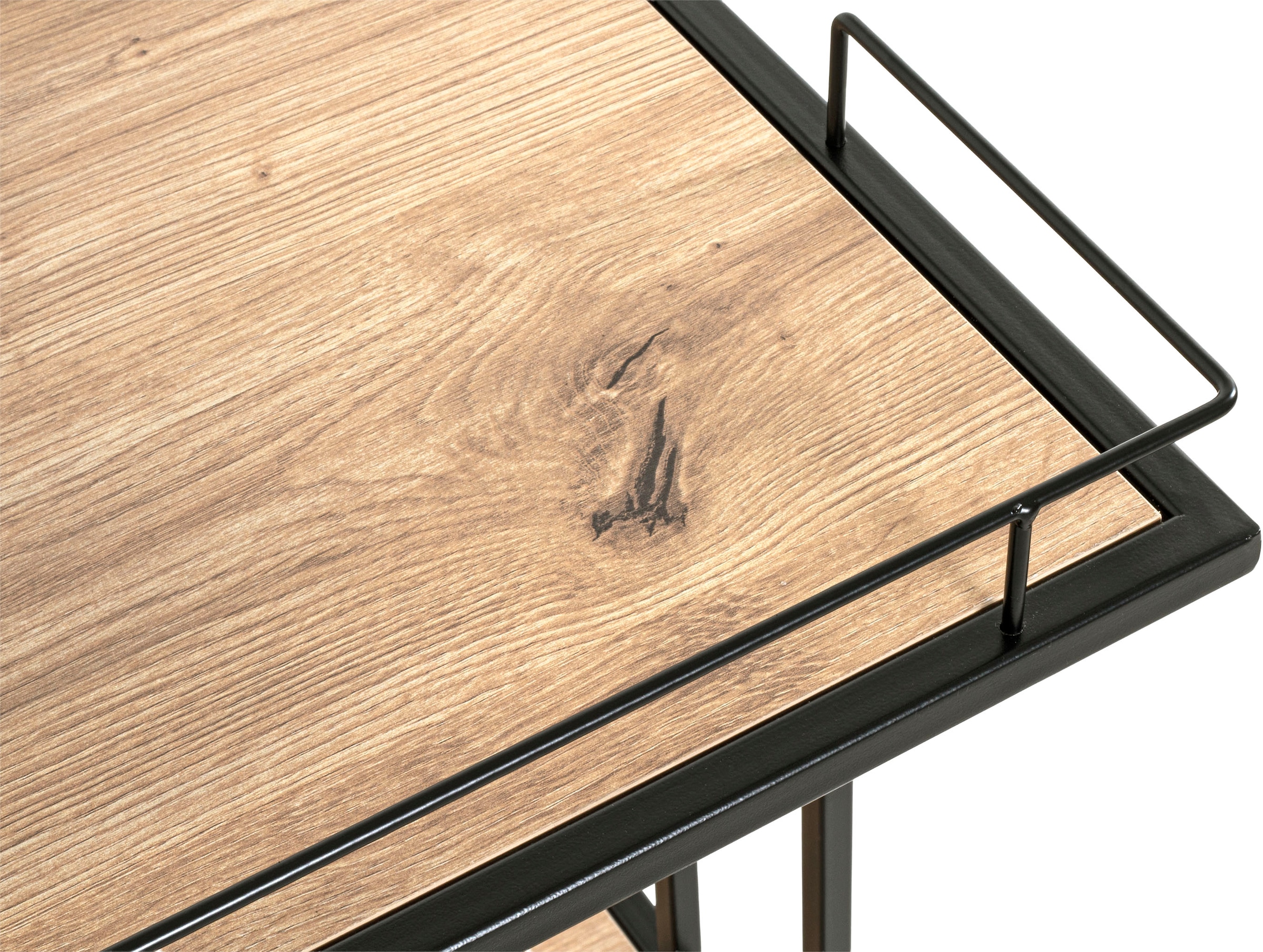 HAKU Beistelltisch »Rollwagen, Trolley« 1 Stk. tlg. quadratisch - aus MDF Braun B/T/H 45/45/60 cm