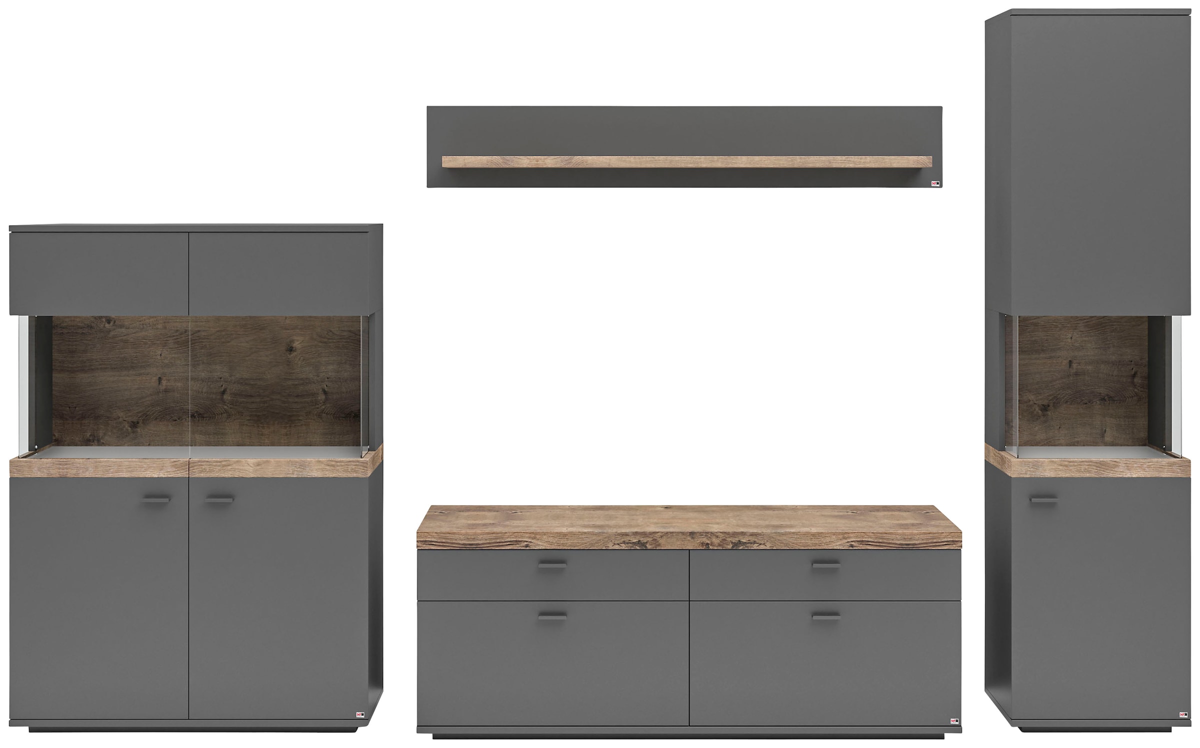 set one by Musterring Wohnwand "Lancaster" Bitte bei den Artikelnummern günstig online kaufen