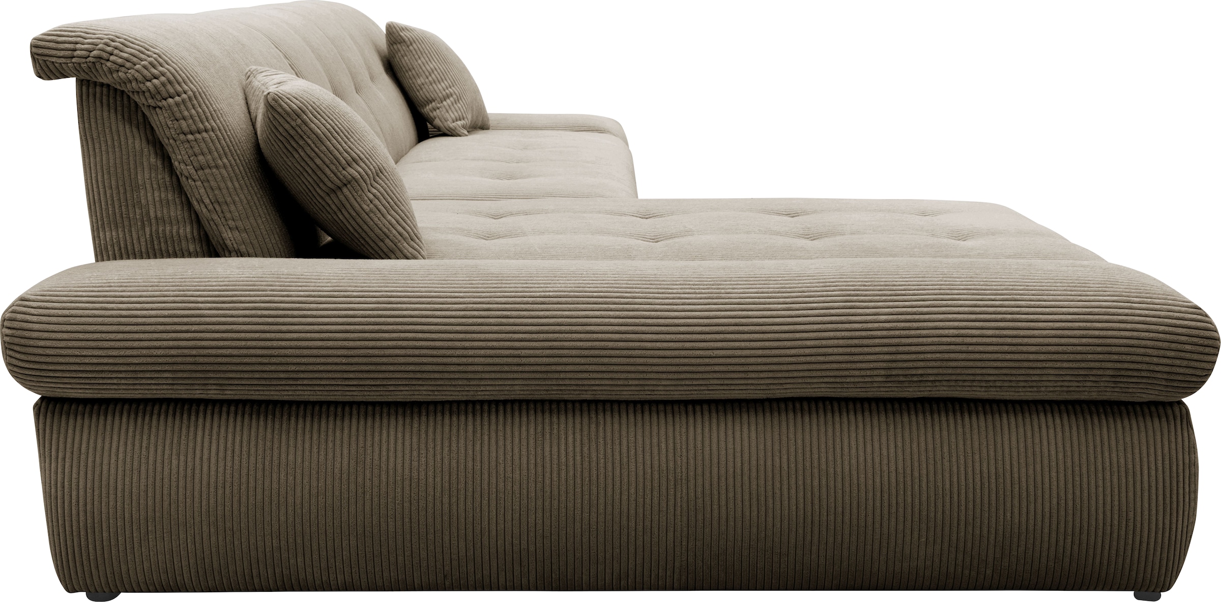 DOMO collection Ecksofa »Moric Luxus - B/T/H 300/172/80 cm«, XXL-Format, L-Form, bis 140kg pro Sitzplatz belastbar