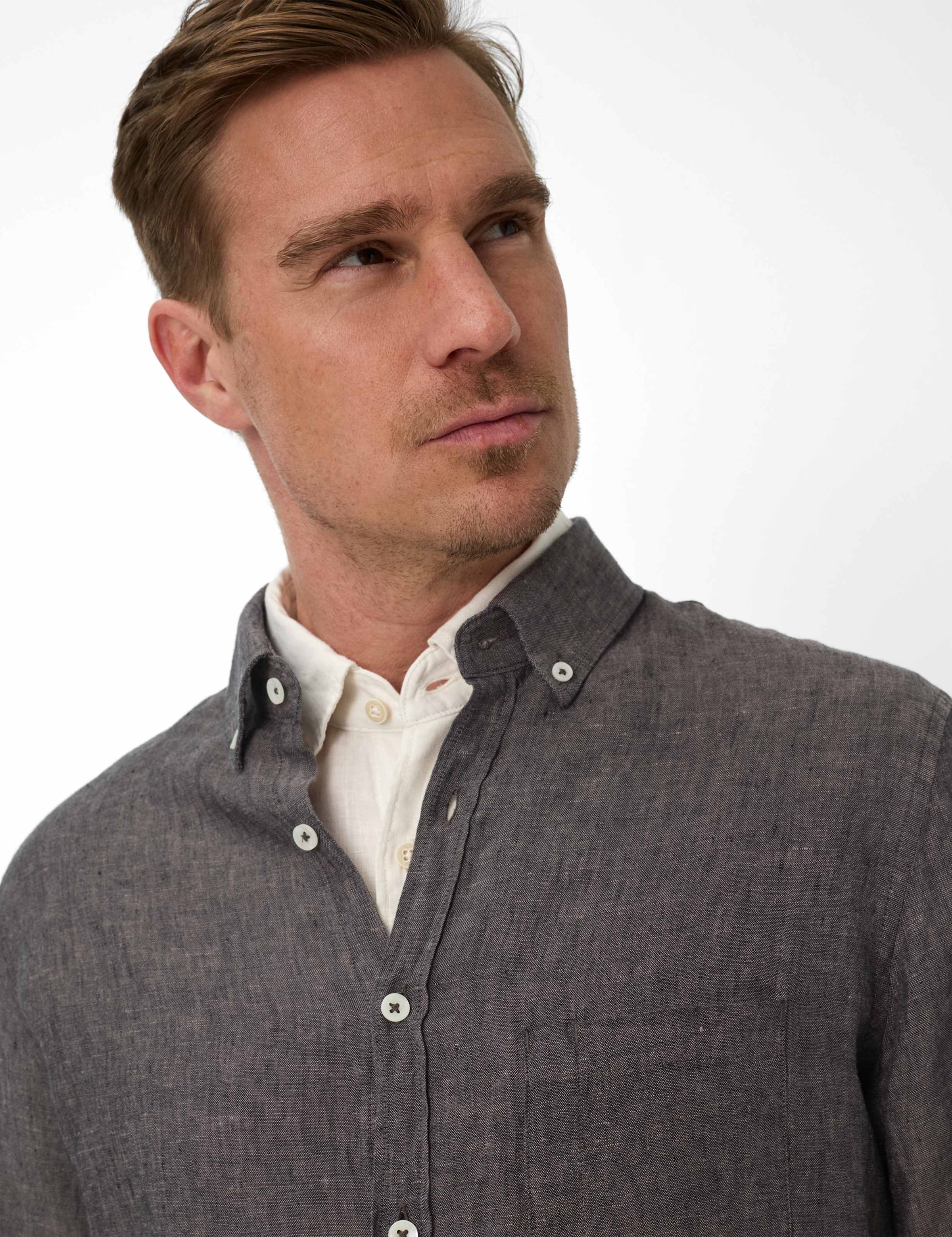 Brax Leinenhemd »Style DANIEL«