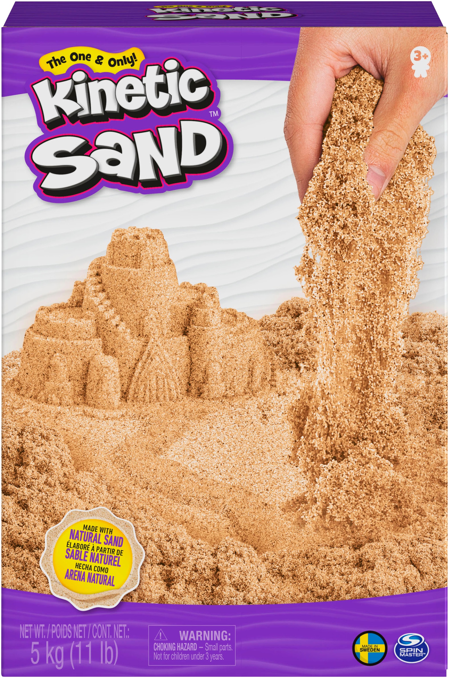 Spin Master Kreativset »Kinetic Sand - Braun 5 kg«