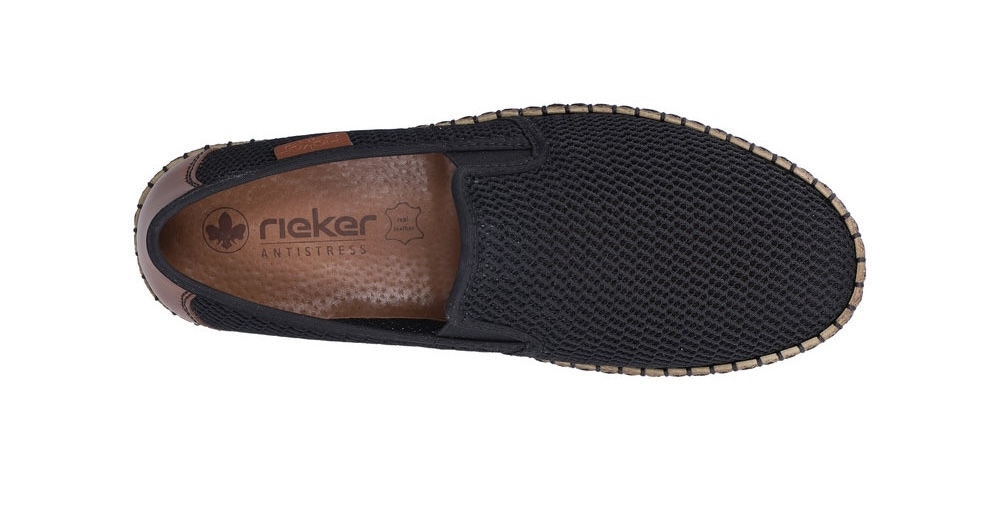 Rieker Espadrille  mit luftdurchlässiger Perforation