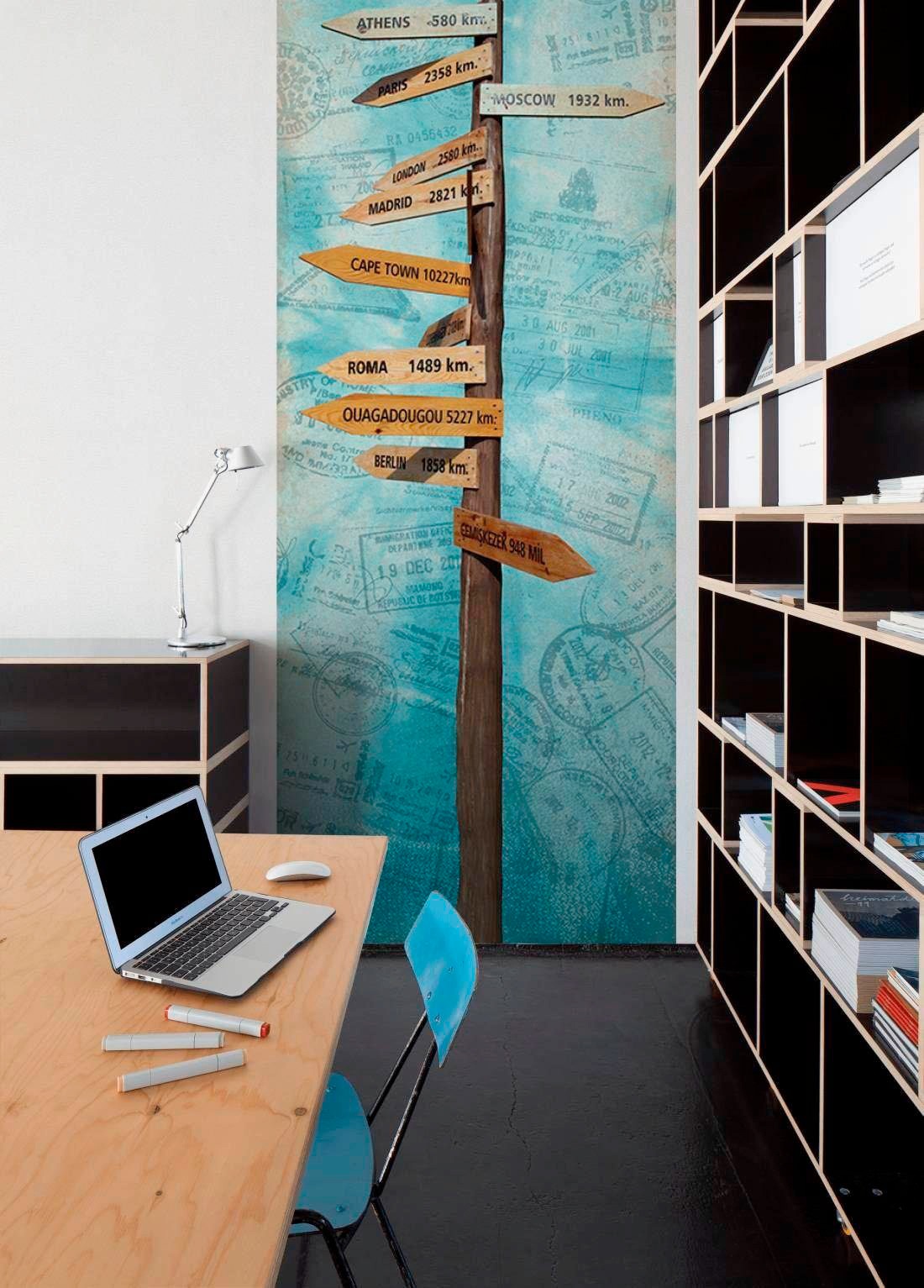 living walls Fototapete »Travel the world«, FSCÂ®