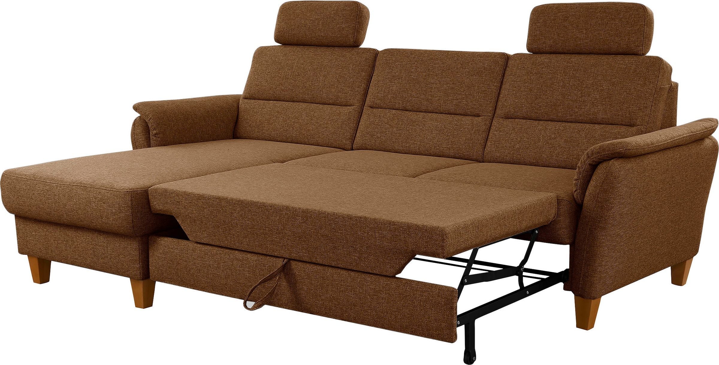 Home affaire Ecksofa »Palmera L-Form«, Federkern, wahlweise mit Bettfunktion und mit/ohne Bettkasten