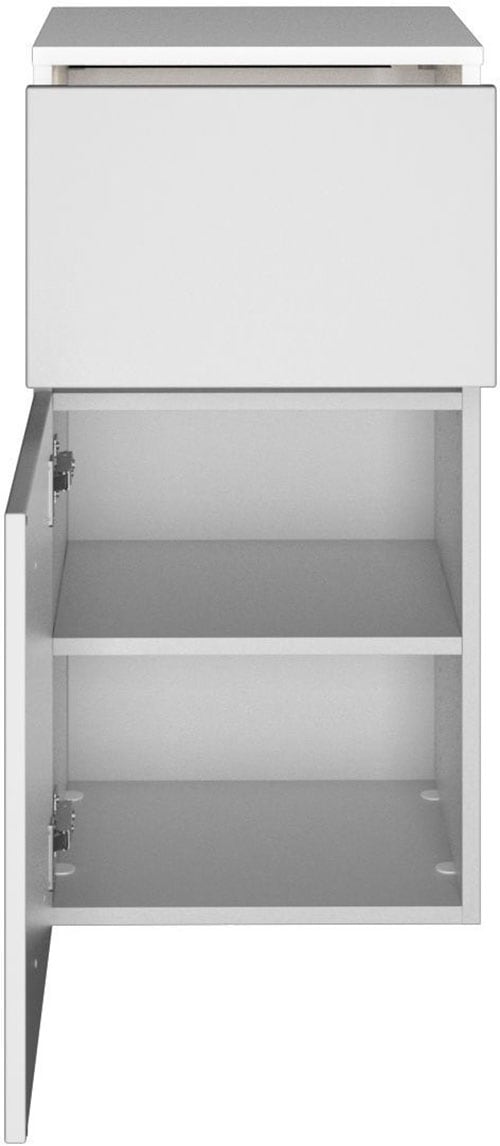 welltime Badmöbel-Set »Welltime Möbel Baabe Waschtisch-Set 3tlg. oder 5tlg.«, (5 St.), gedämpfte Scharniere und Softclose-Funktion, inklusive LED-Beleuchtung