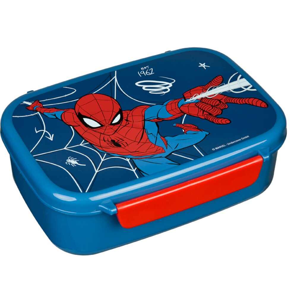 Scooli Lunchbox »Brotzeitdose & Trinkflasche, Spider-Man«, (Set, 2 tlg.)