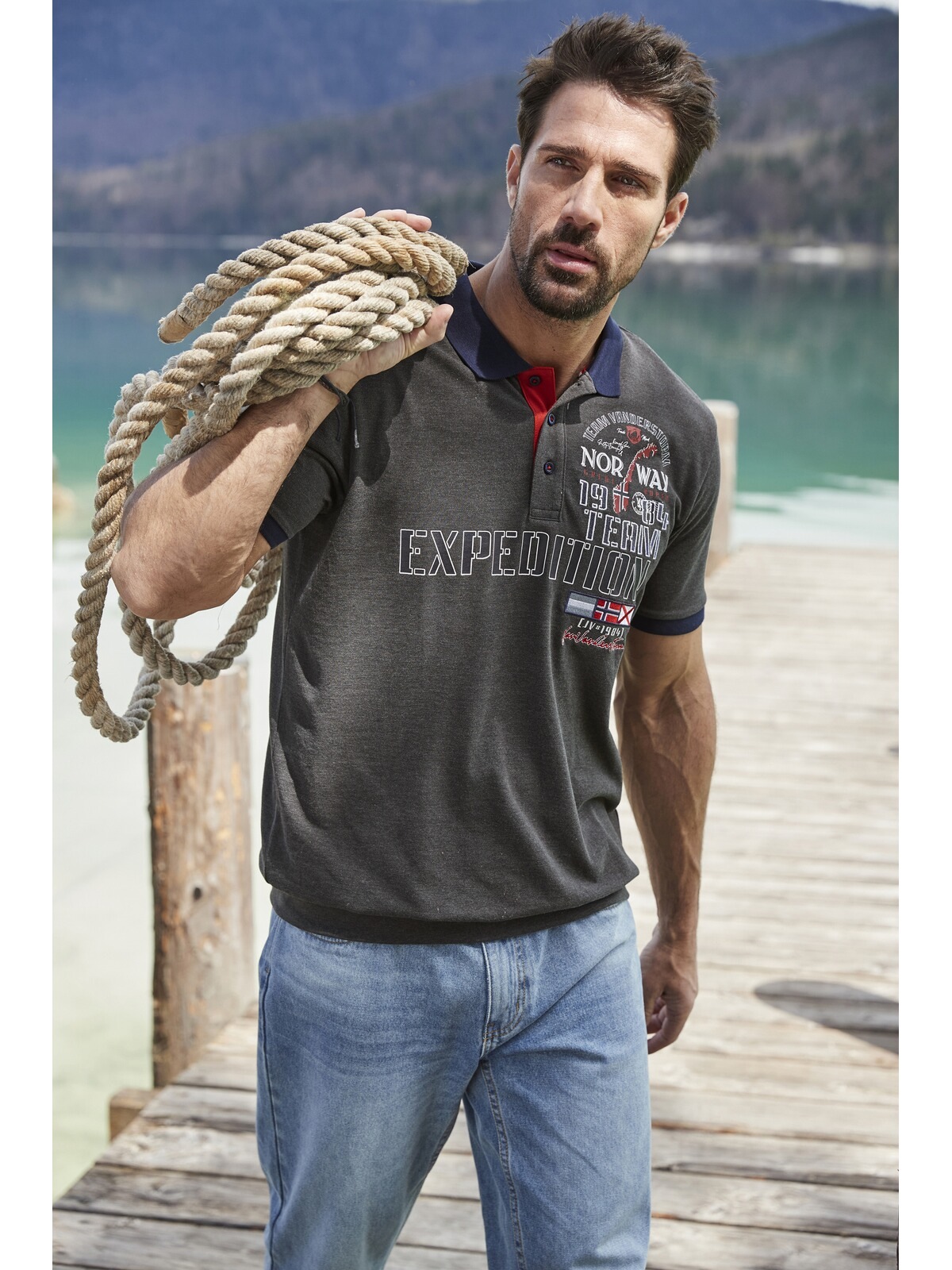 Thumbnail - Jan Vanderstorm Poloshirt "Poloshirt ERLING"