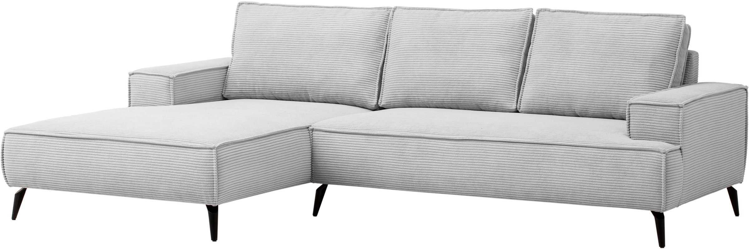 andas Sitzgruppe »TVINNU, Polsterecke L-Form, Schlaffunktion, mit Hocker«, (Set, 2 tlg.), stellbar zum Schlafsofa (Krokodilverbinder)
