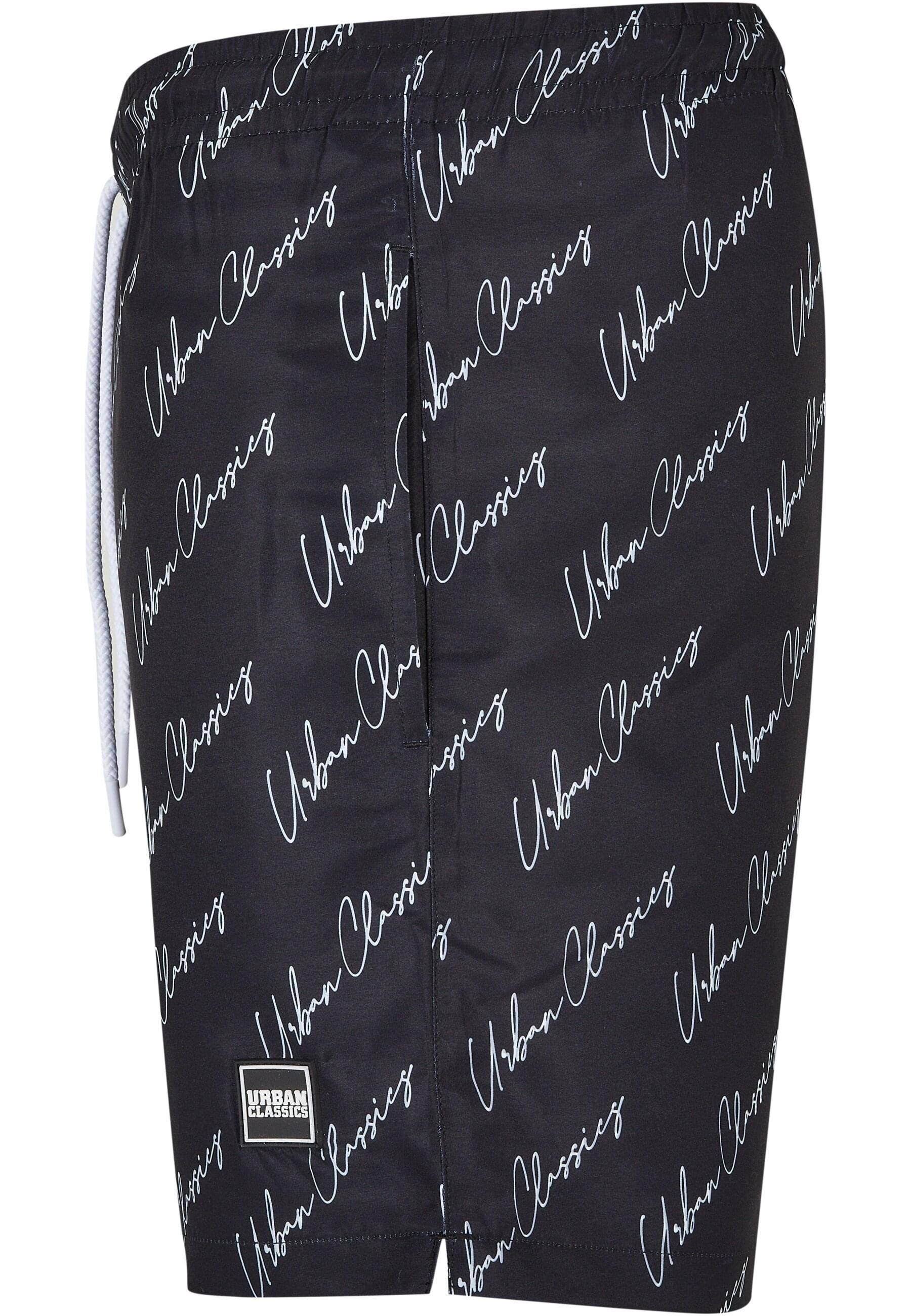 URBAN CLASSICS Badeshorts »Urban Classics Herren Pattern Swim Shorts«