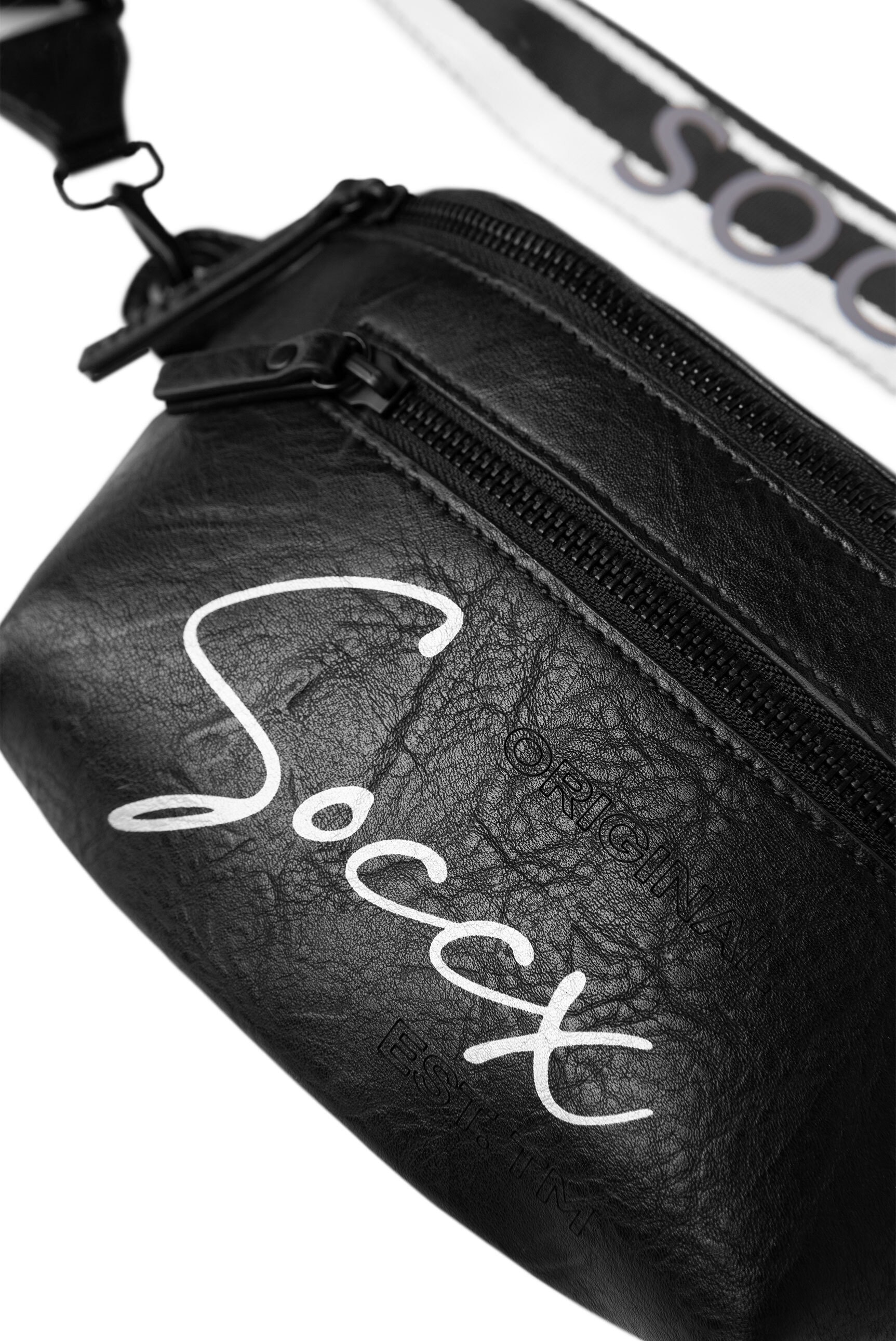SOCCX Gürteltasche, mit kleinem Vorfach